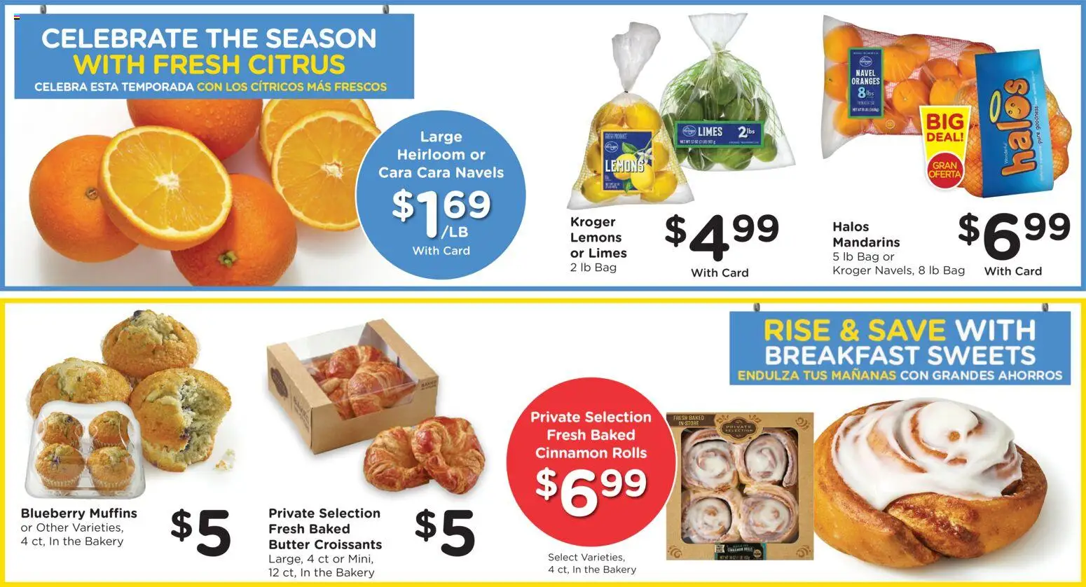 Smith's Weekly Ad - valid from 08.04.2026 | Page: 12 | Products: Bakery, Butter, Oranges, Croissants