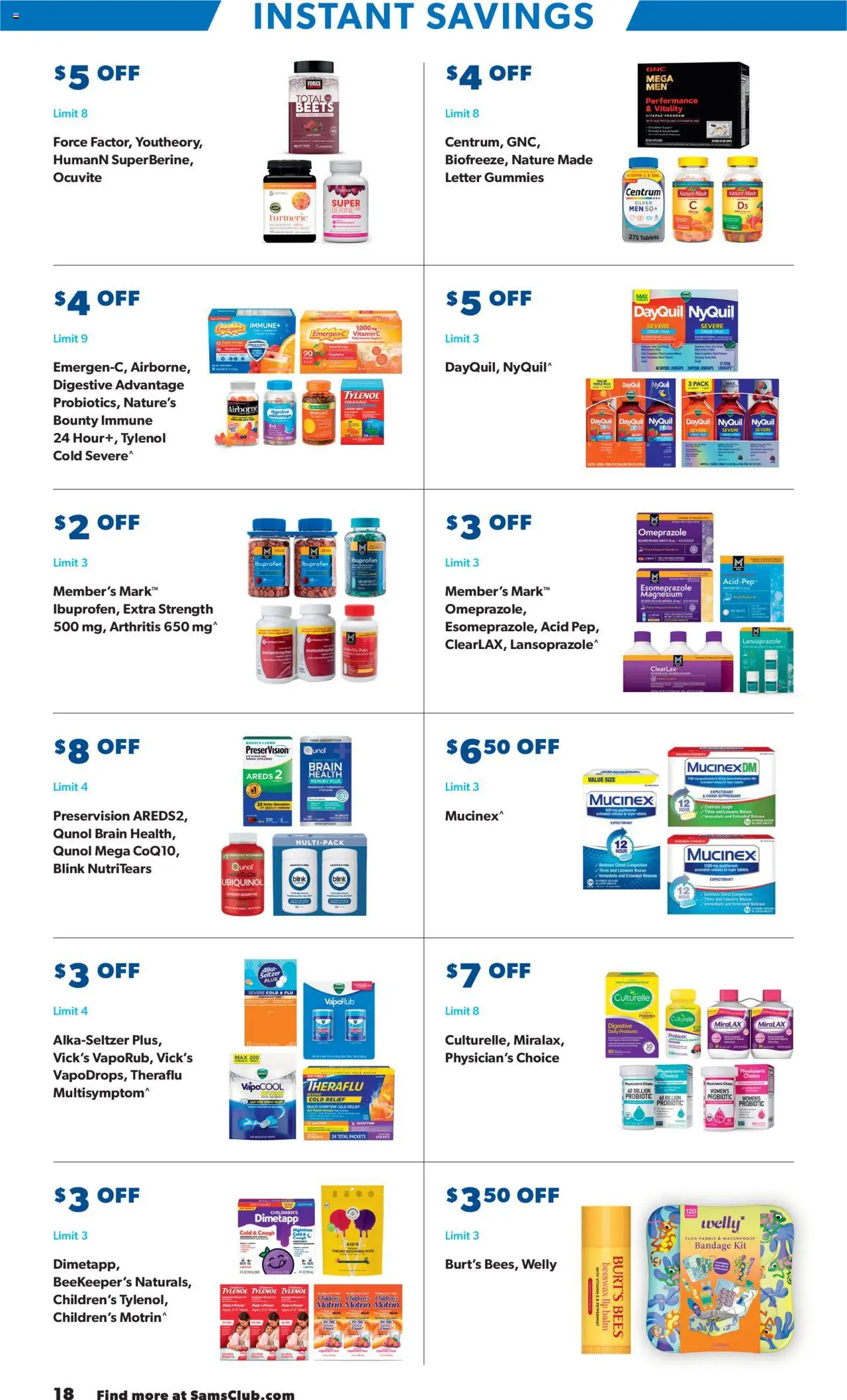 Sam's Club Black Friday - valid from 20.10.2025 | Page: 18 | Products: Vitamin, Turmeric, Zinc, Peppermint