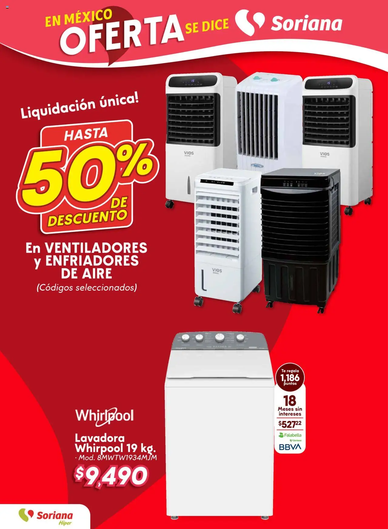 Nuevas ofertas de Soriana válidas en toda la República Mexicana desde el 14.08.2025. ¡Encuentra las mejores ofertas en Soriana folleto! | Página: 10 | Productos: Lavadora, Té
