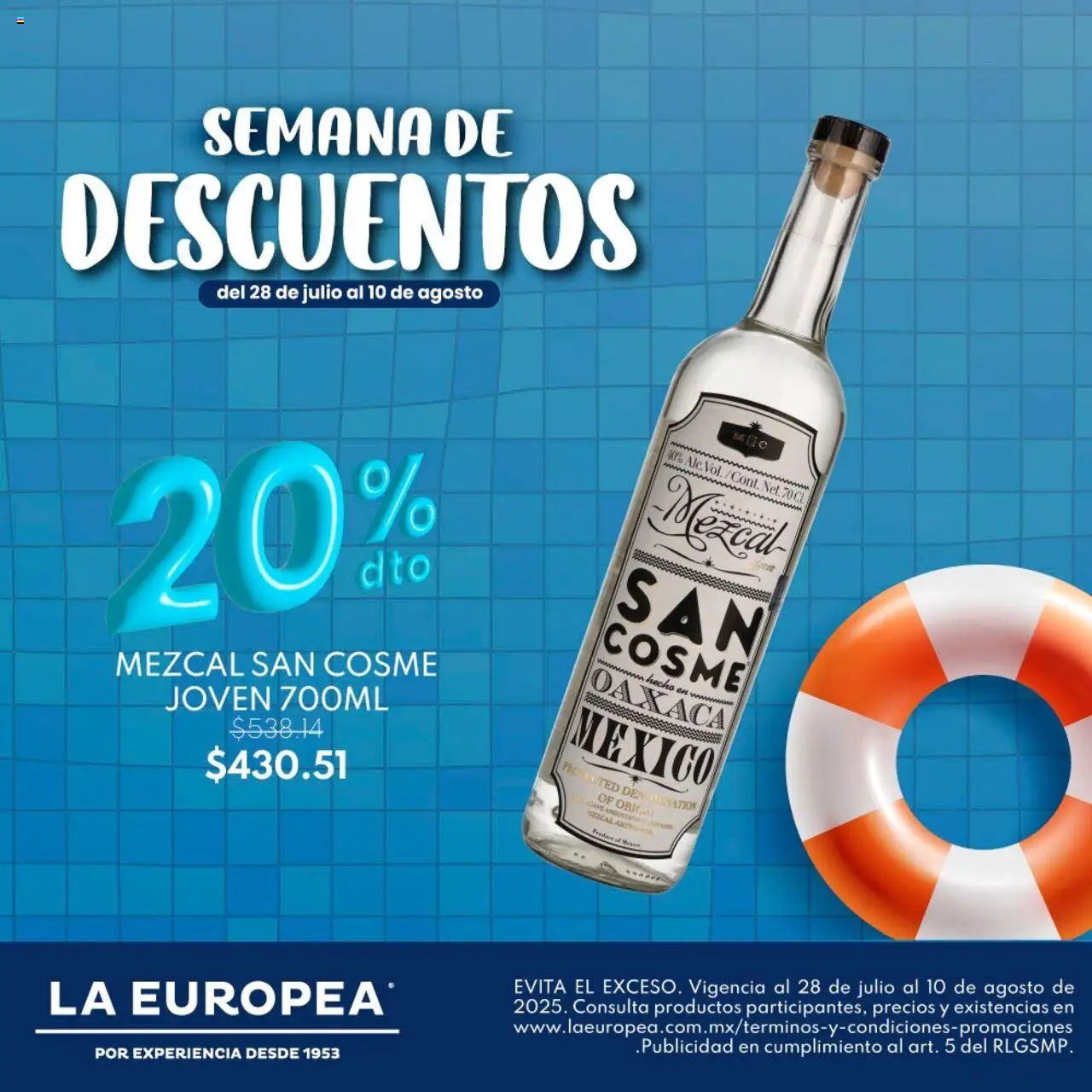 Nuevas ofertas de La Europea válidas en toda la República Mexicana desde el 28.07.2025. ¡Encuentra las mejores ofertas en La Europea - Catálogo Semana de Descuentos! | Página: 4