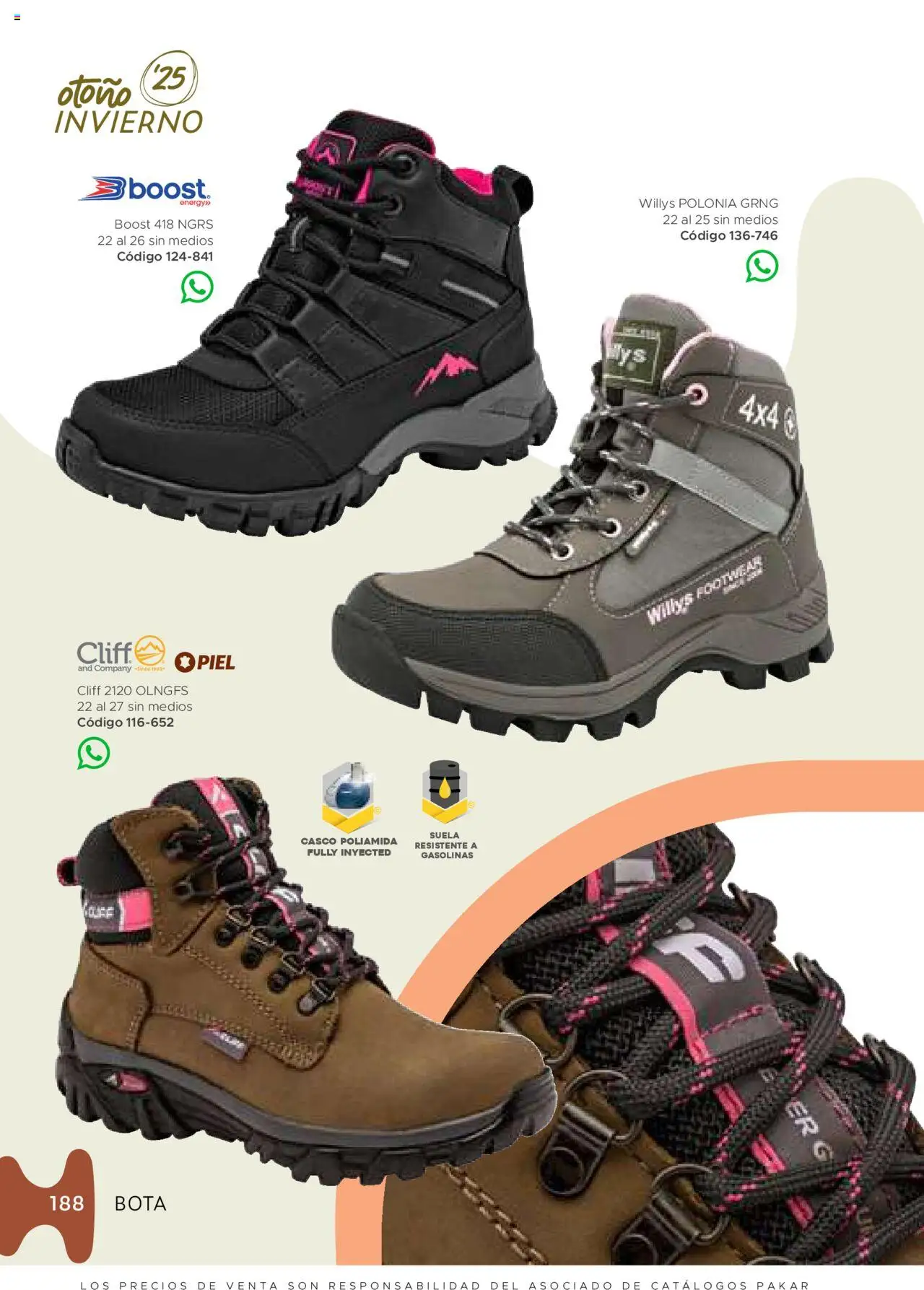 Nuevas ofertas de SC Pakar válidas en toda la República Mexicana desde el 24.07.2025. ¡Encuentra las mejores ofertas en SC Pakar - Catálogo Bota! | Página: 188