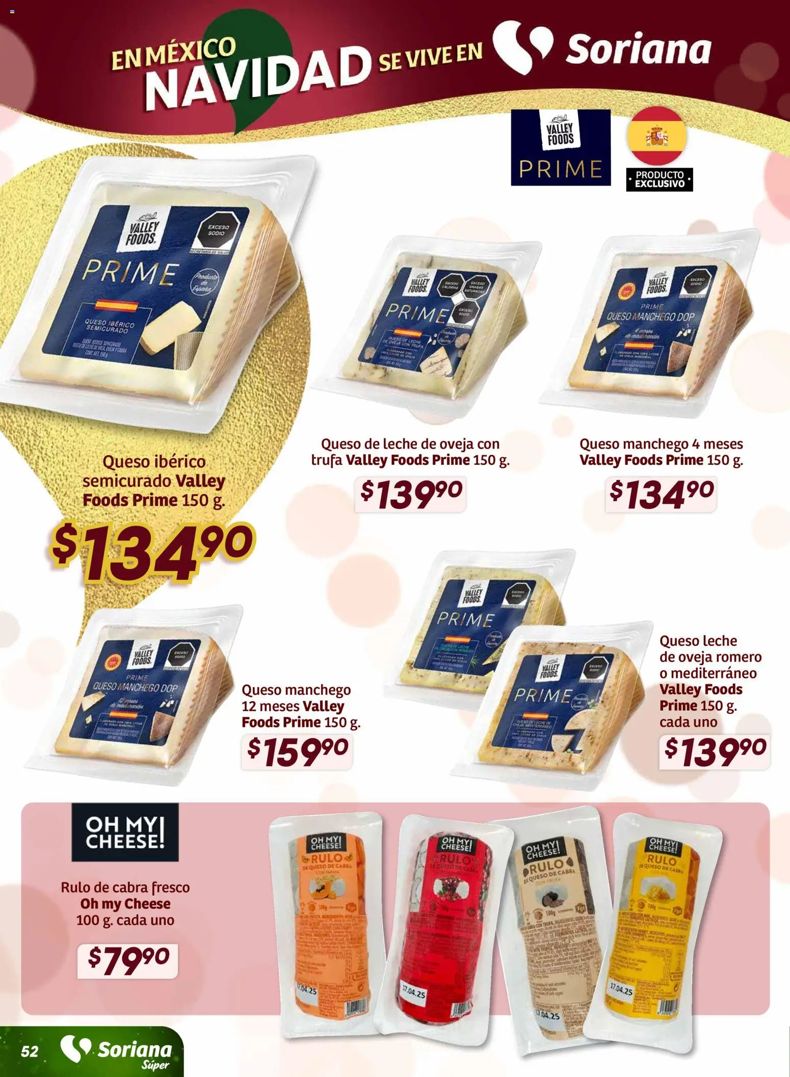 Nuevas ofertas de Soriana válidas en toda la República Mexicana desde el 27.11.2025. ¡Encuentra las mejores ofertas en Soriana - Preciazazaso Súper: Edo Mex, Gro, Hgo, Mor, Pue, Qto, Tlax, Ver! | Página: 53 | Productos: Leche, Queso