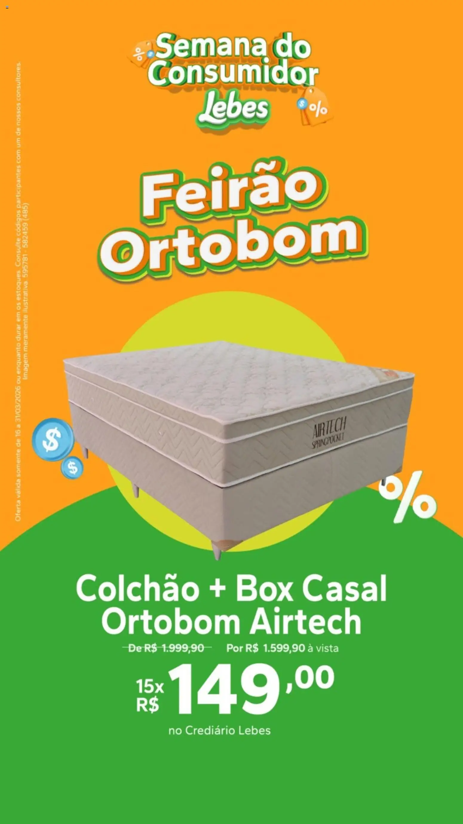 Lebes Folheto - válido de 16.03.2026 | Página: 2 | Produtos: Colchão