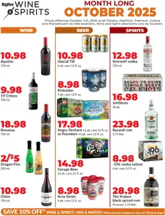 Preview of HyVee weekly ads valid from 01.10.2025
