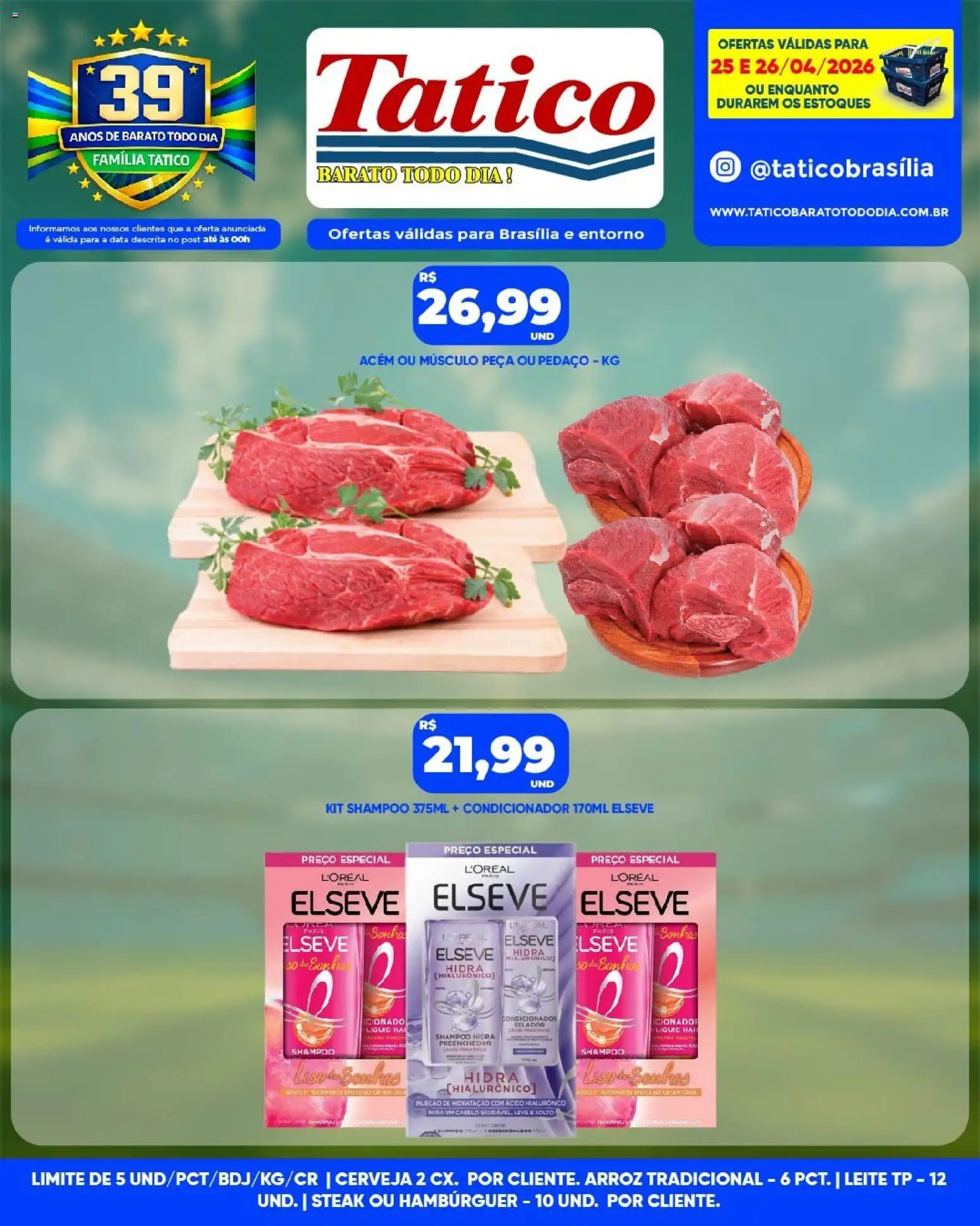 Tatico Folheto - válido de 25.04.2026 | Página: 14 | Produtos: Selador, Acém, Cerveja, Arroz