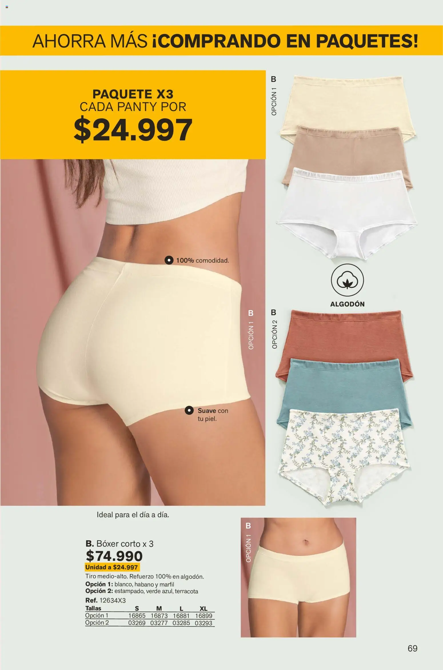 Leonisa revista - valida desde el 01.02.2026 | Página: 69 | Productos: Algodón