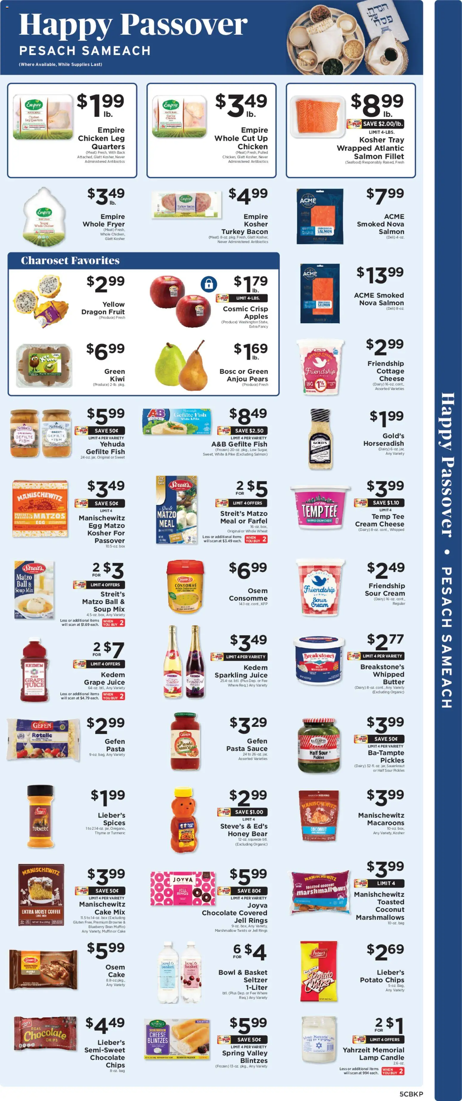 ShopRite Weekly Ad - valid from 20.03.2026 | Page: 6 | Products: Fryer, Box, Sour cream, Seafood