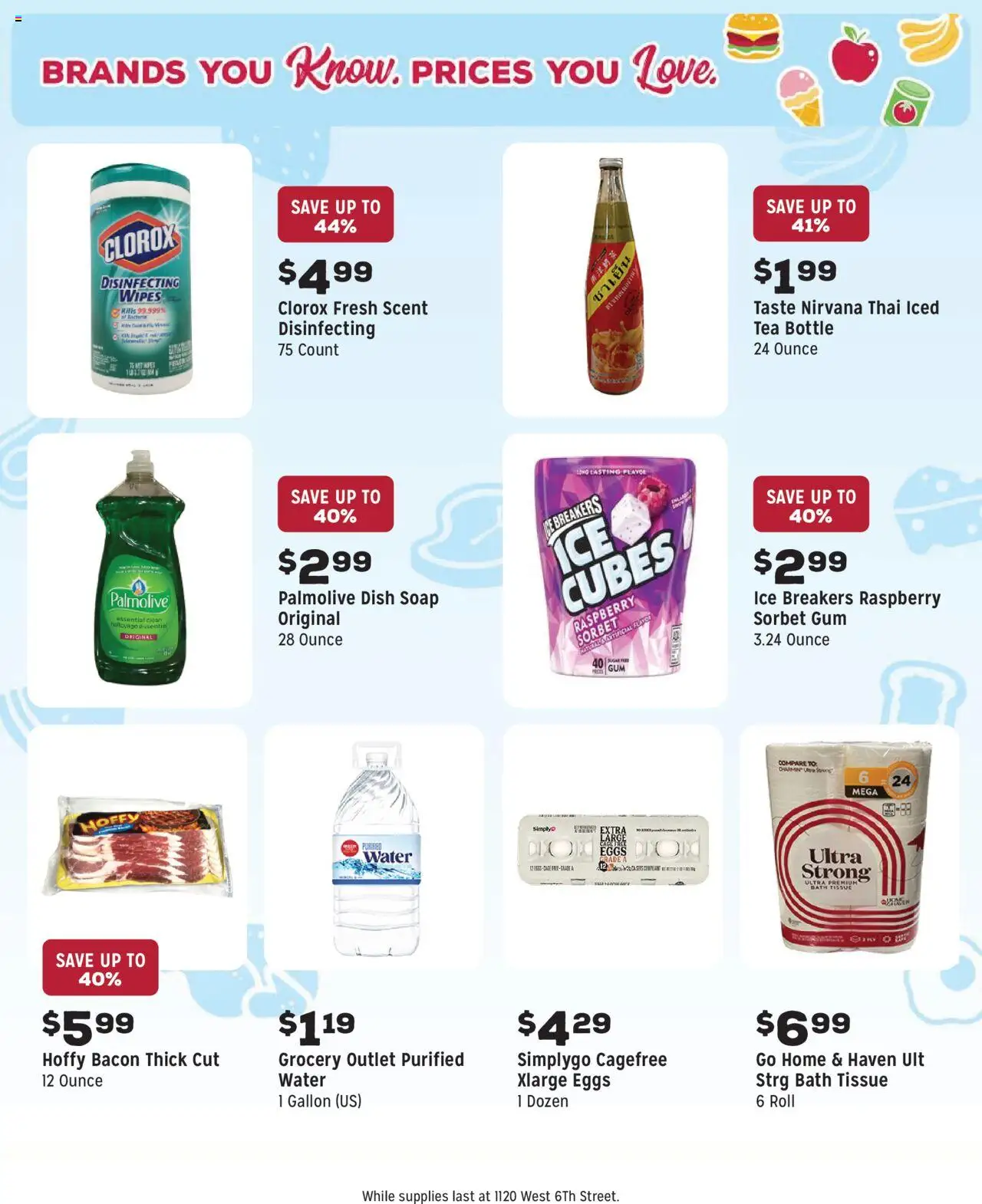 Grocery Outlet Weekly Ad - CA - valid from 10.09.2025 | Page: 4 | Products: Bath, Eggs, Soap, Raspberry