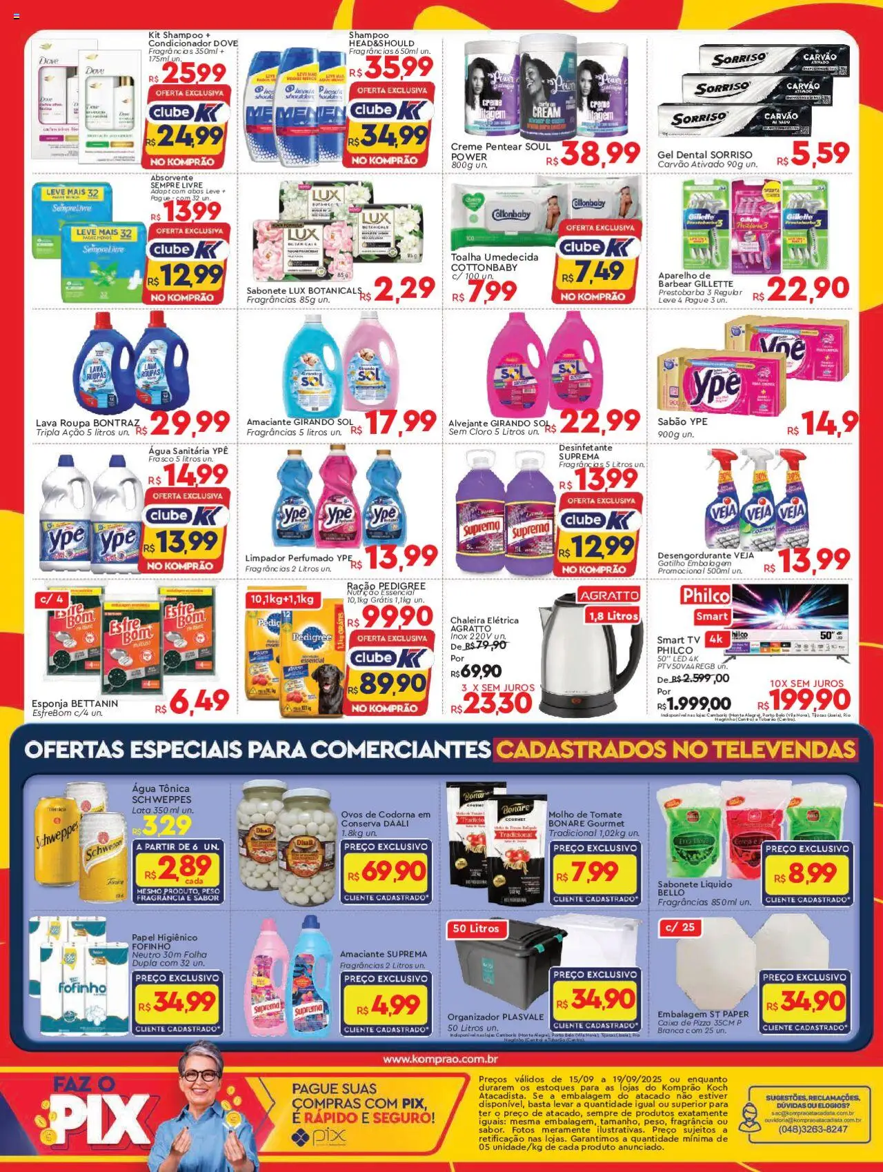 Komprao Atacadista Folheto - válido de 15.09.2025 | Página: 4 | Produtos: Guaraná, Ovos, Cerveja, Refrigerante