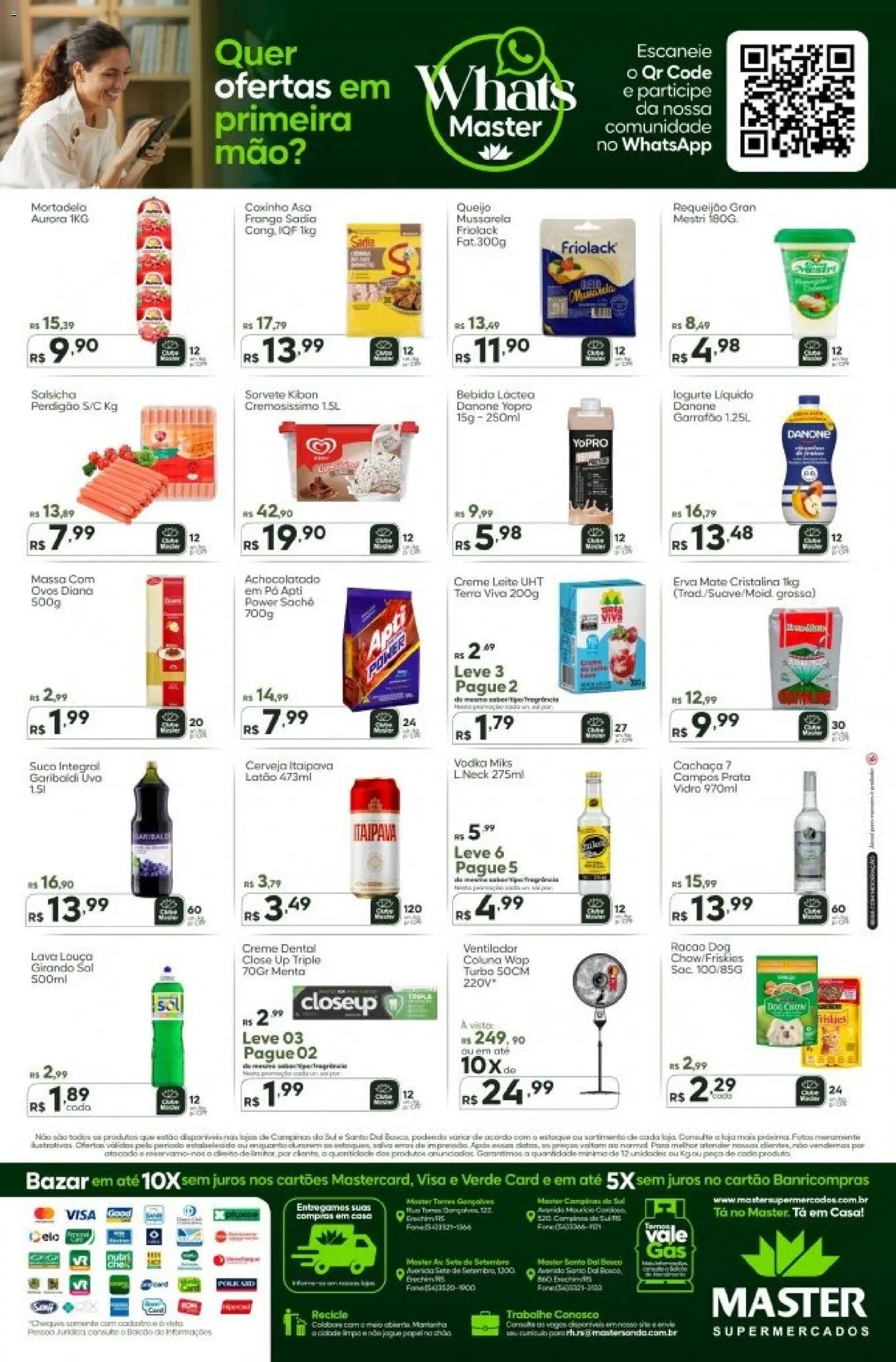 Master Folheto - válido de 29.11.2025 | Página: 2 | Produtos: Ovos, Bebida, Frango, Mussarela