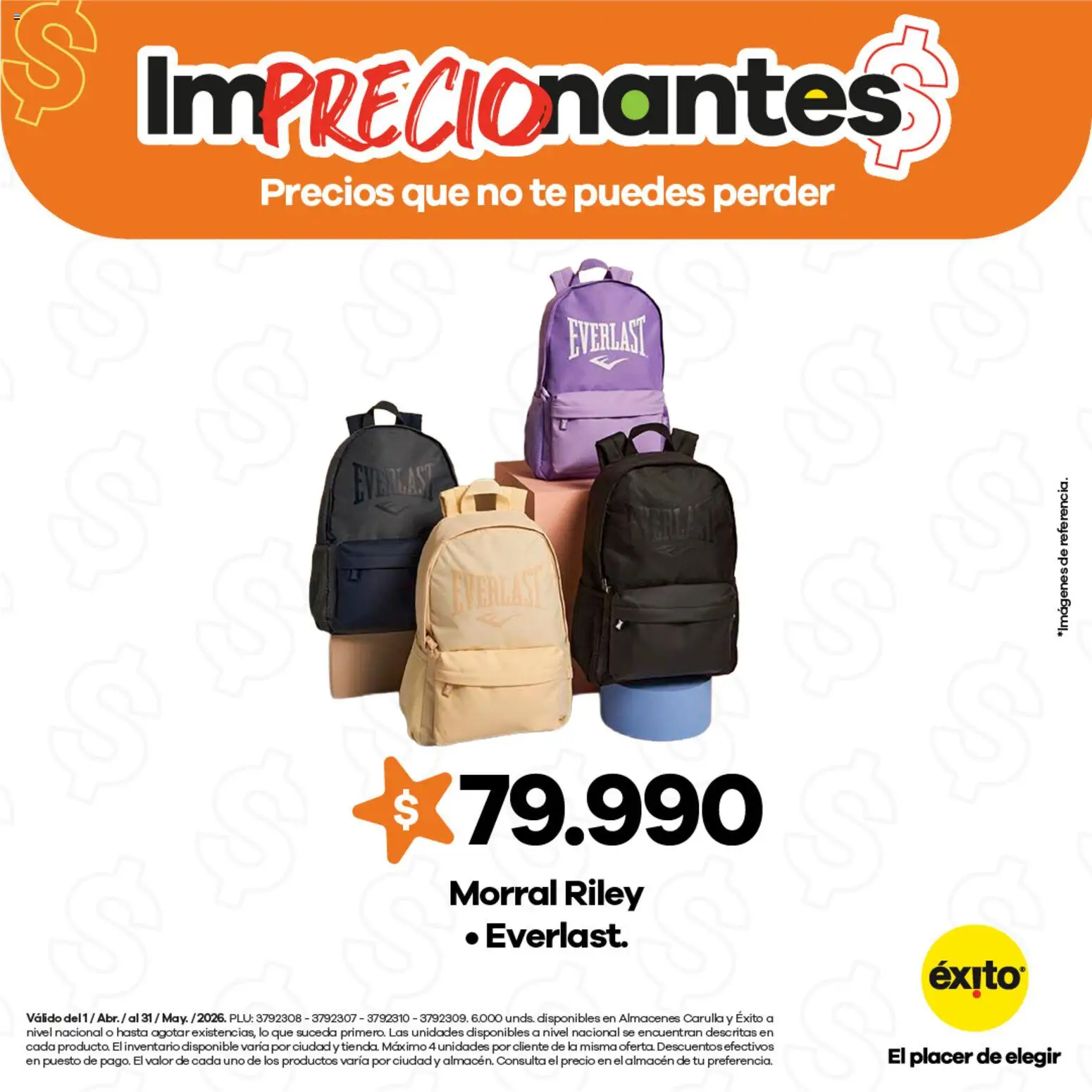 Éxito revista - valida desde el 01.04.2026 | Página: 5 | Productos: Té, Morral