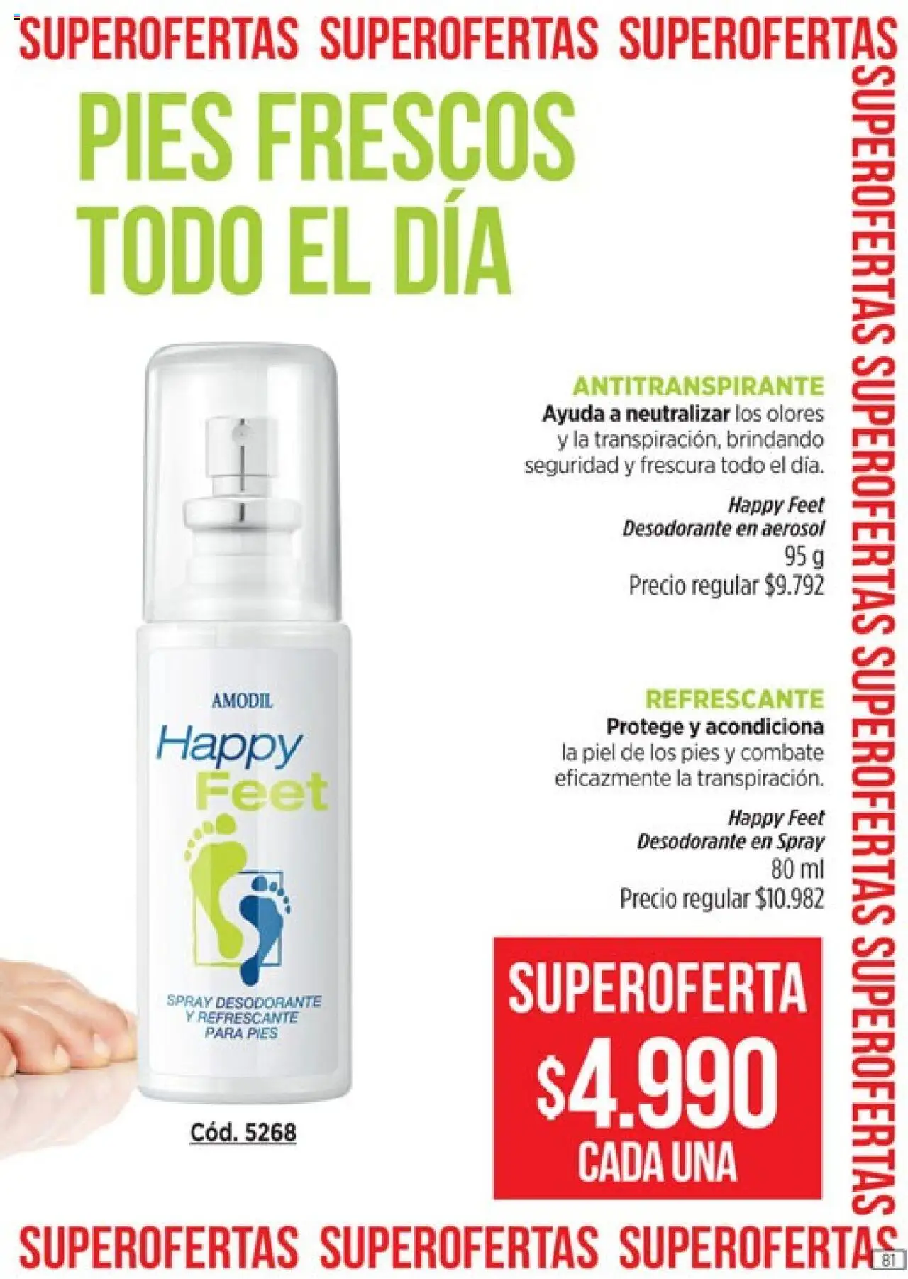 Catálogo Amodil Campaña 16 │ válido desde el 01.10.2025 | Página: 81 | Productos: Desodorante, Antitranspirante