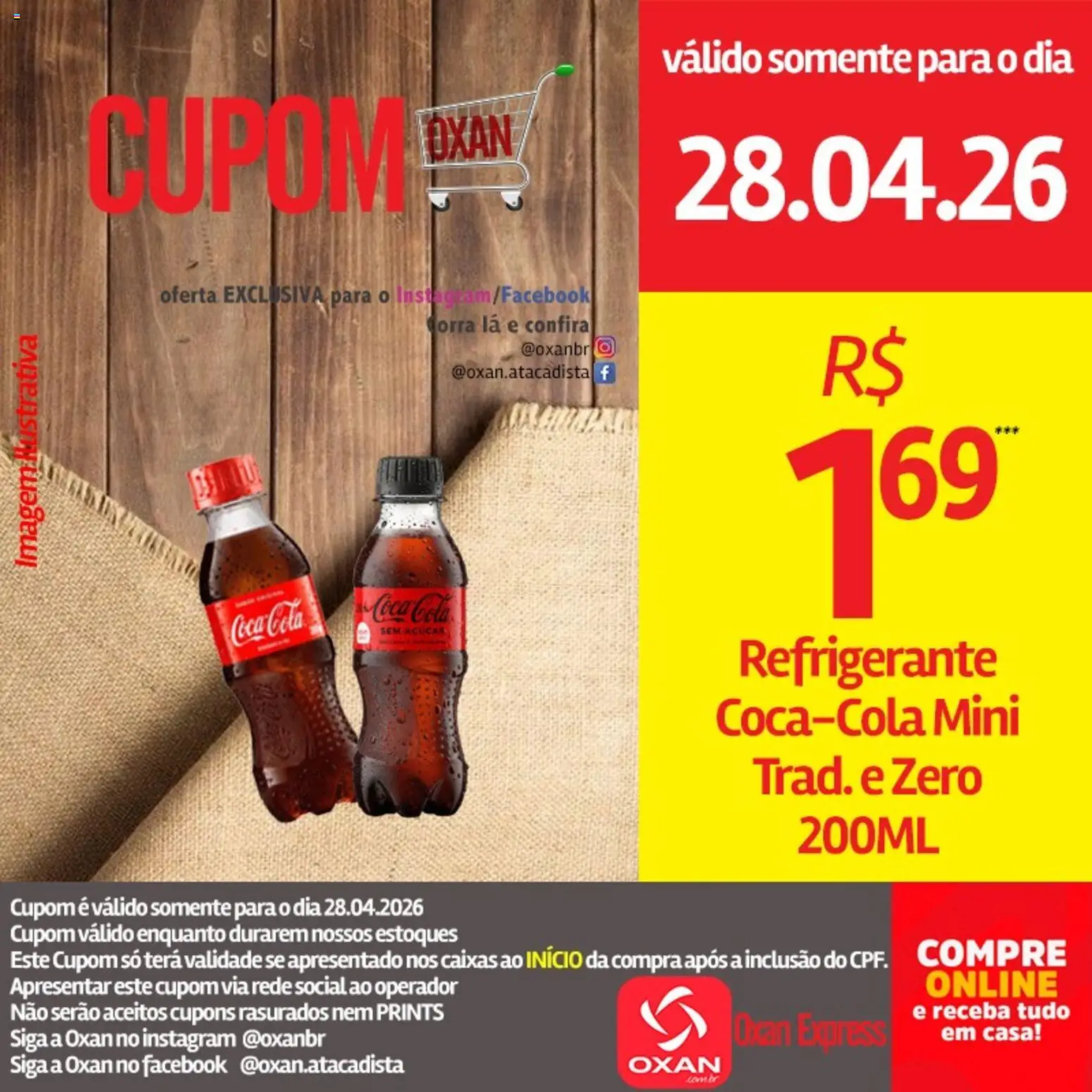 Oxan Atacadista Folheto - válido de 28.04.2026 | Página: 20 | Produtos: Cola, Açúcar, Refrigerante