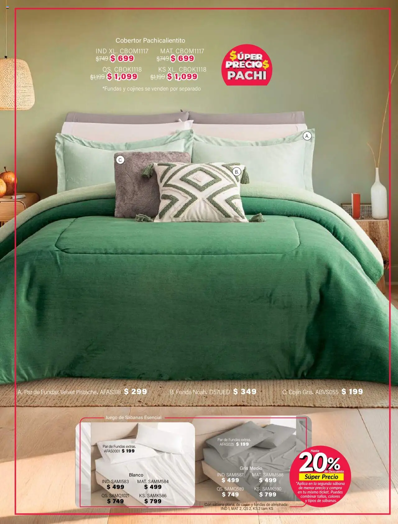 Nuevas ofertas de Colchas Concord válidas en toda la República Mexicana desde el 01.08.2025. ¡Encuentra las mejores ofertas en Colchas Concord - Catálogo! | Página: 602 | Productos: Cobertor, Funda, Almohada, Sabanas