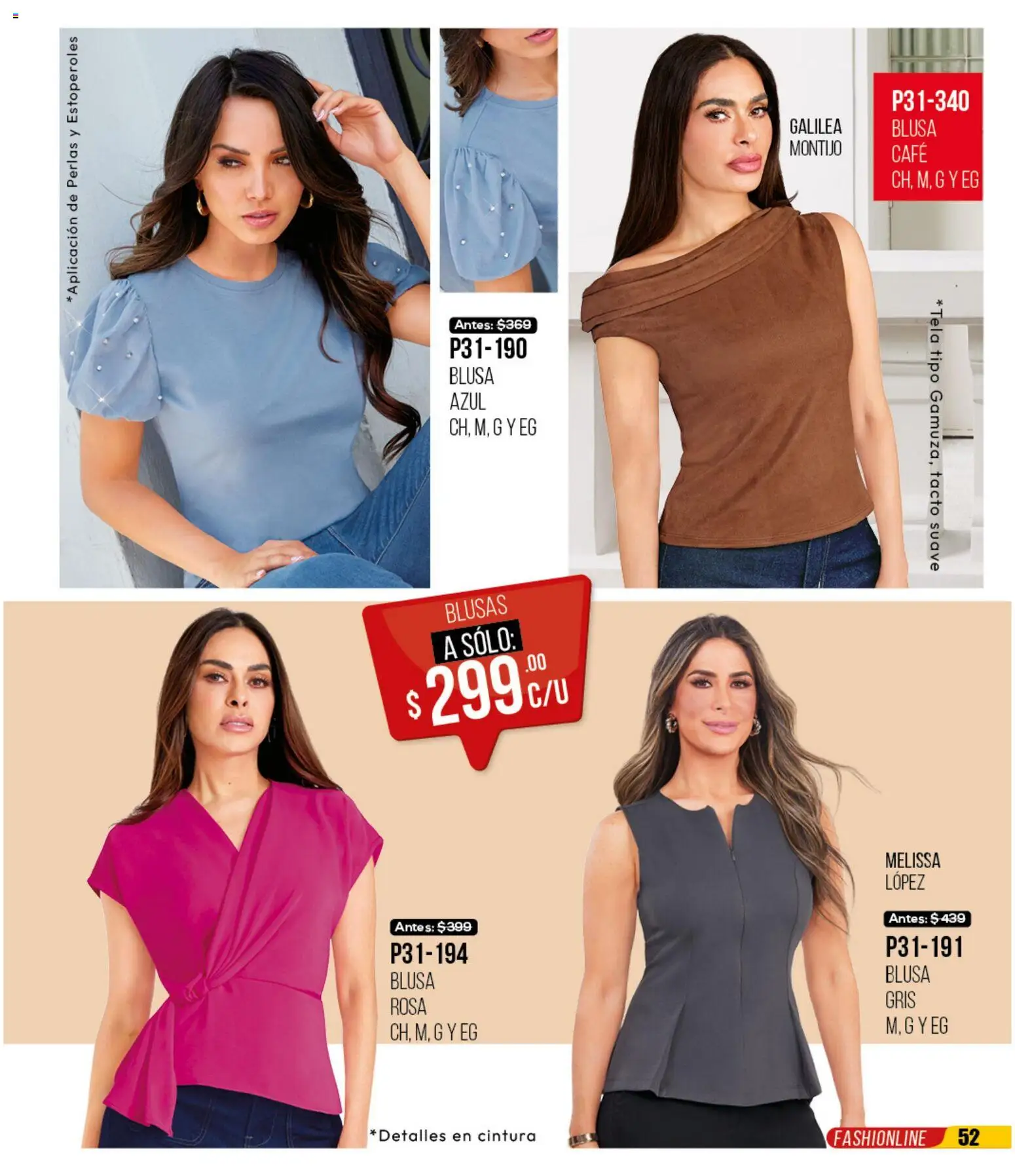 Nuevas ofertas de Cklass válidas en toda la República Mexicana desde el 30.11.2025. ¡Encuentra las mejores ofertas en Cklass catálogo Rebajas Navideñas Ropa! | Página: 53 | Productos: Blusa, Café