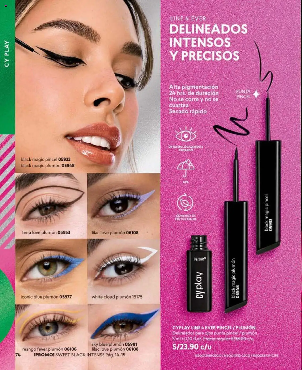 Catálogo CyZone válido desde 24.10.2025 | Página: 74 | Productos: Delineador, Pincel