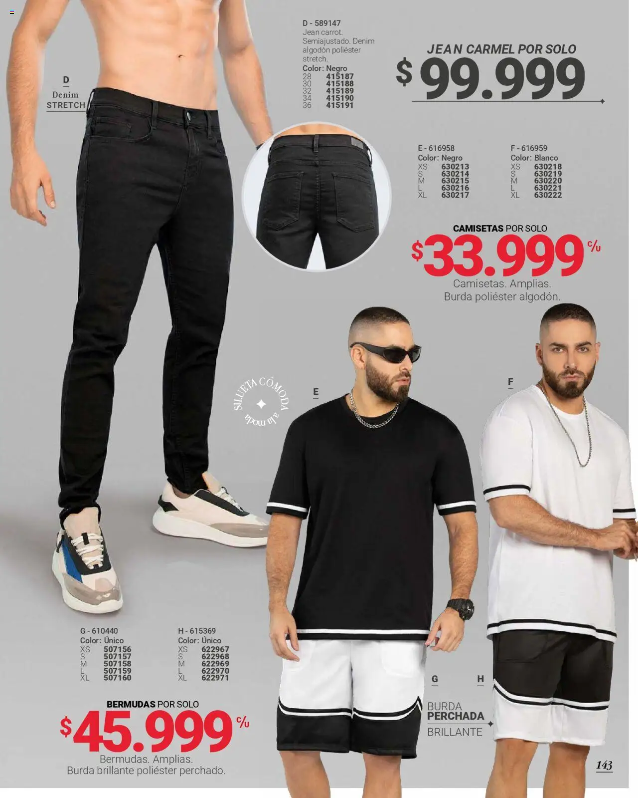 Carmel revista - valida desde el 08.09.2025 | Página: 145 | Productos: Algodón, Jean, Cómoda, Bermudas