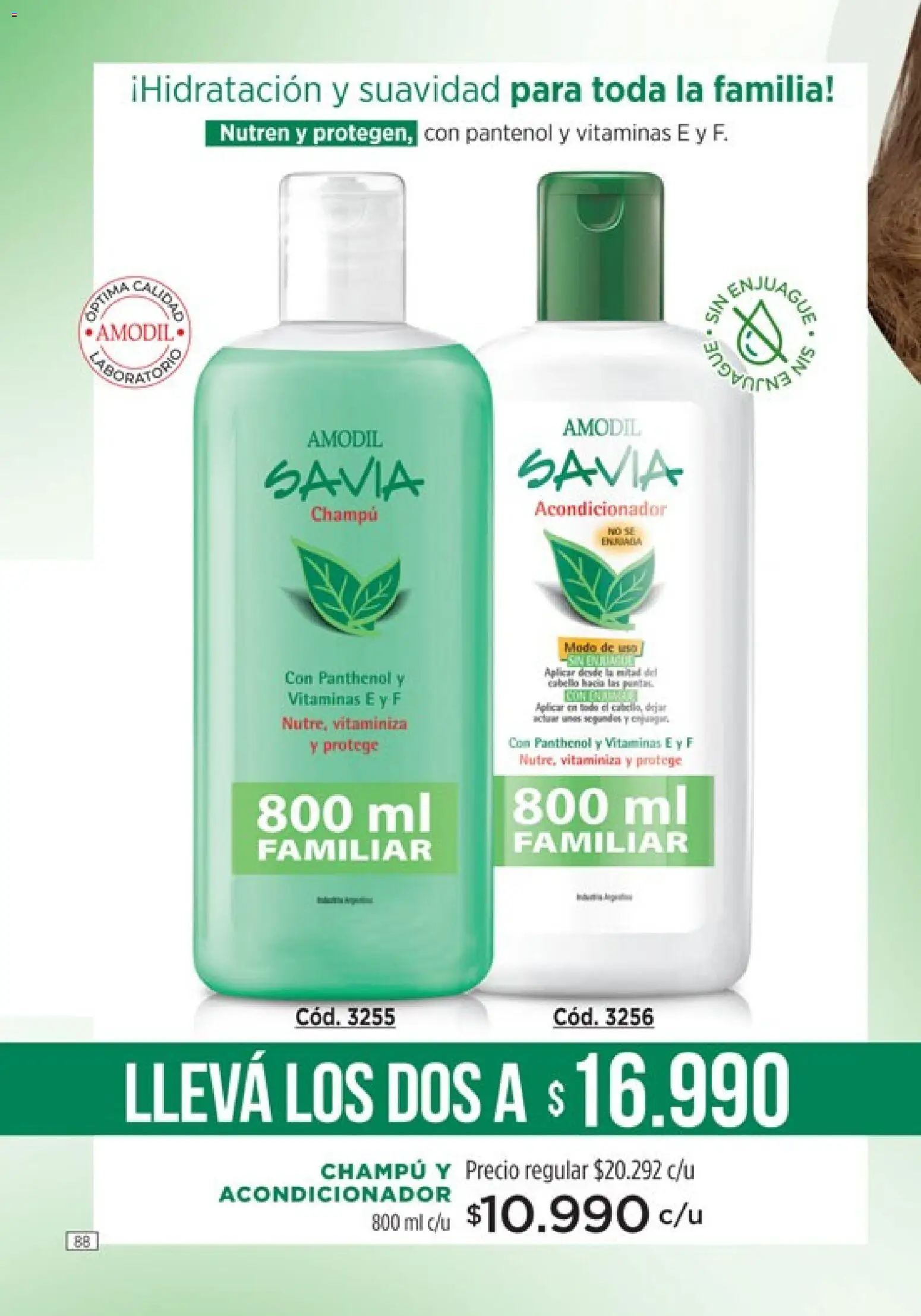 Amodil - Campaña 8 │ válido desde el 08.04.2026 | Página: 88 | Productos: Vitaminas, Champú, Acondicionador
