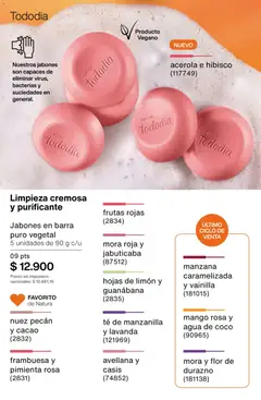 Vista previa Catálogo Natura Ciclo 3 válido desde el 09.02.2026 | Página: 202 | Productos: Durazno, Pimienta, Té, Cacao