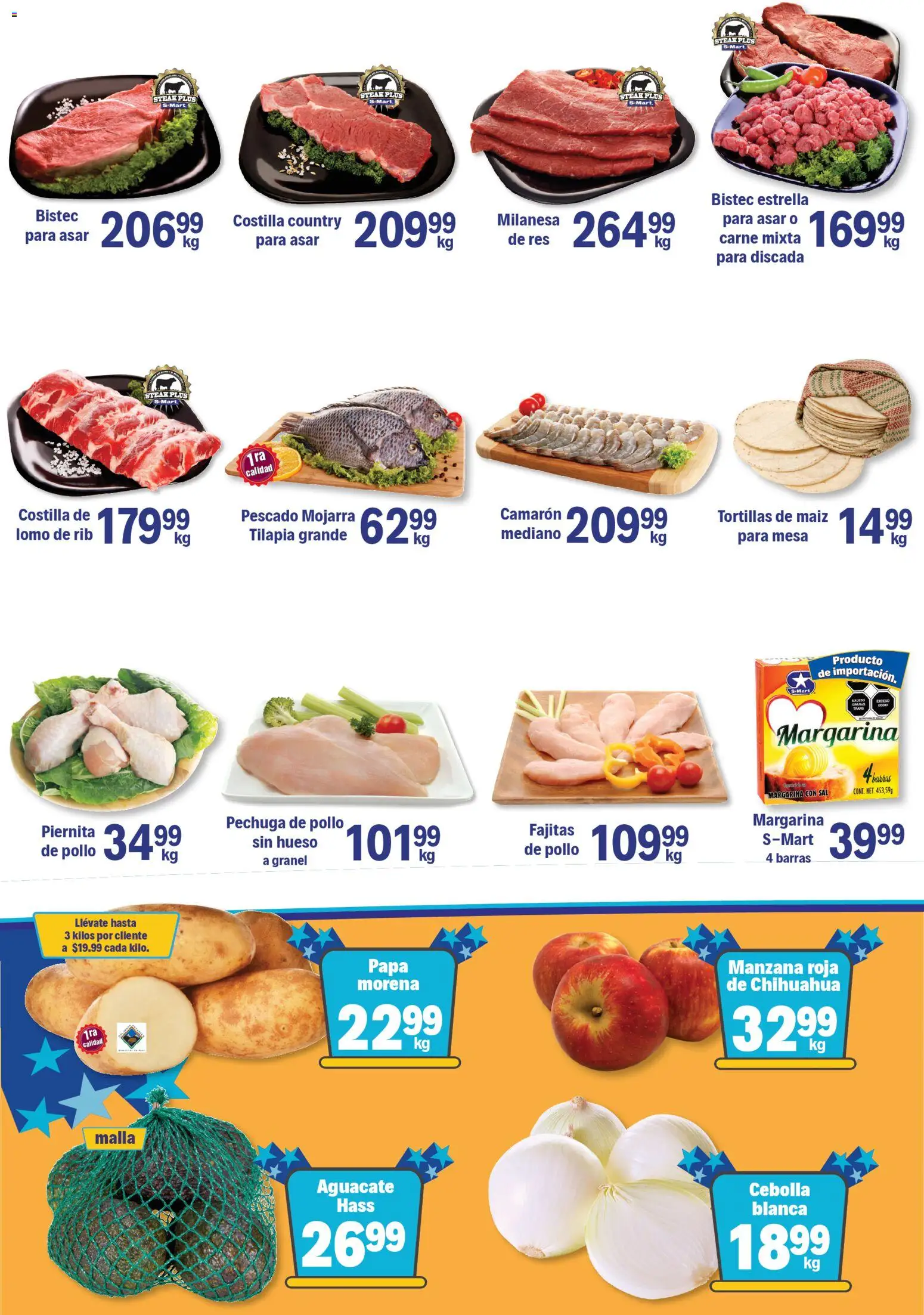 Nuevas ofertas de S-Mart válidas en toda la República Mexicana desde el 31.10.2025. ¡Encuentra las mejores ofertas en S-Mart folleto Matamoros! | Página: 4 | Productos: Maíz, Papa, Margarina, Mesa