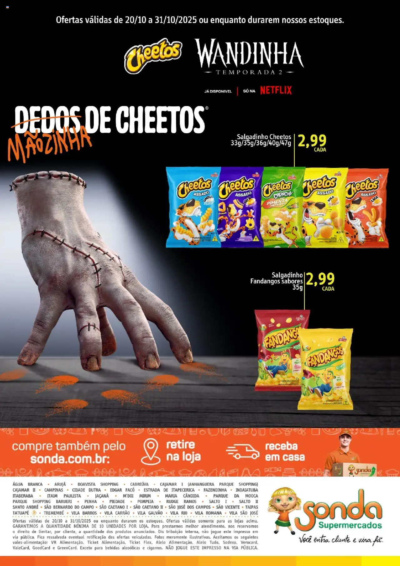 Sonda Folheto - válido de 20.10.2025 | Página: 4 | Produtos: Pimenta, Cheetos