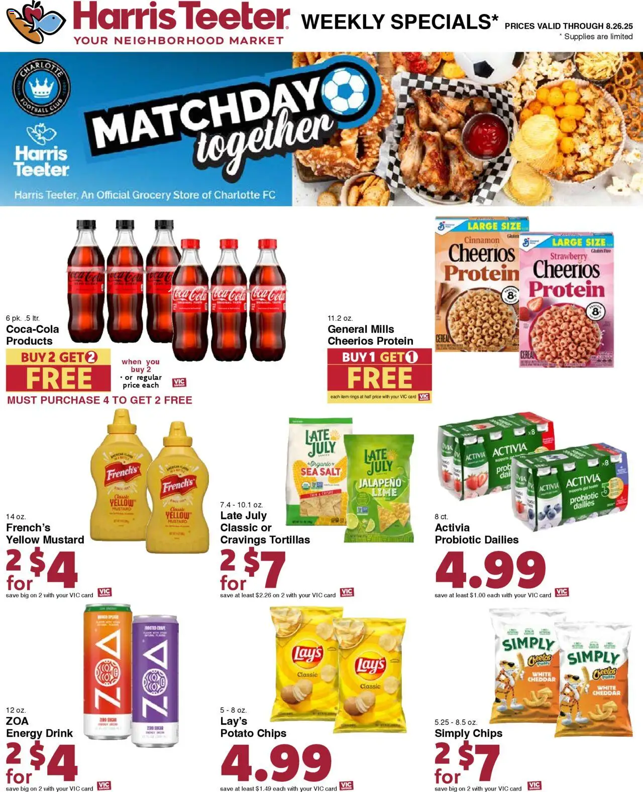 Harris Teeter Weekly Ad - valid from 20.08.2025 | Page: 14 | Products: Chips, Salt, Lime