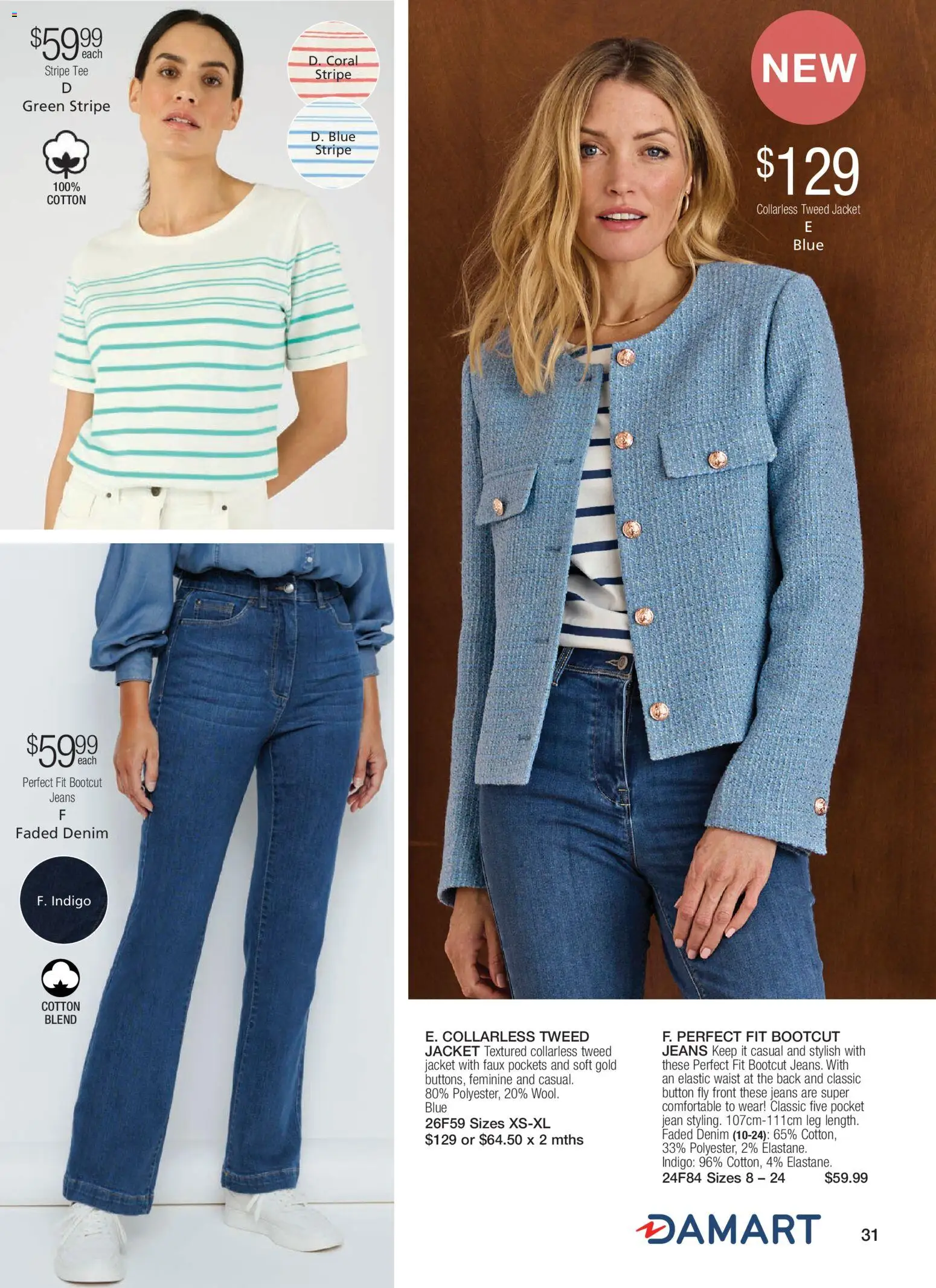 Innovations catalogue - valid from 07.01.2026 | Page: 43 | Products: Bootcut jeans, Denim, Jacket, Jeans