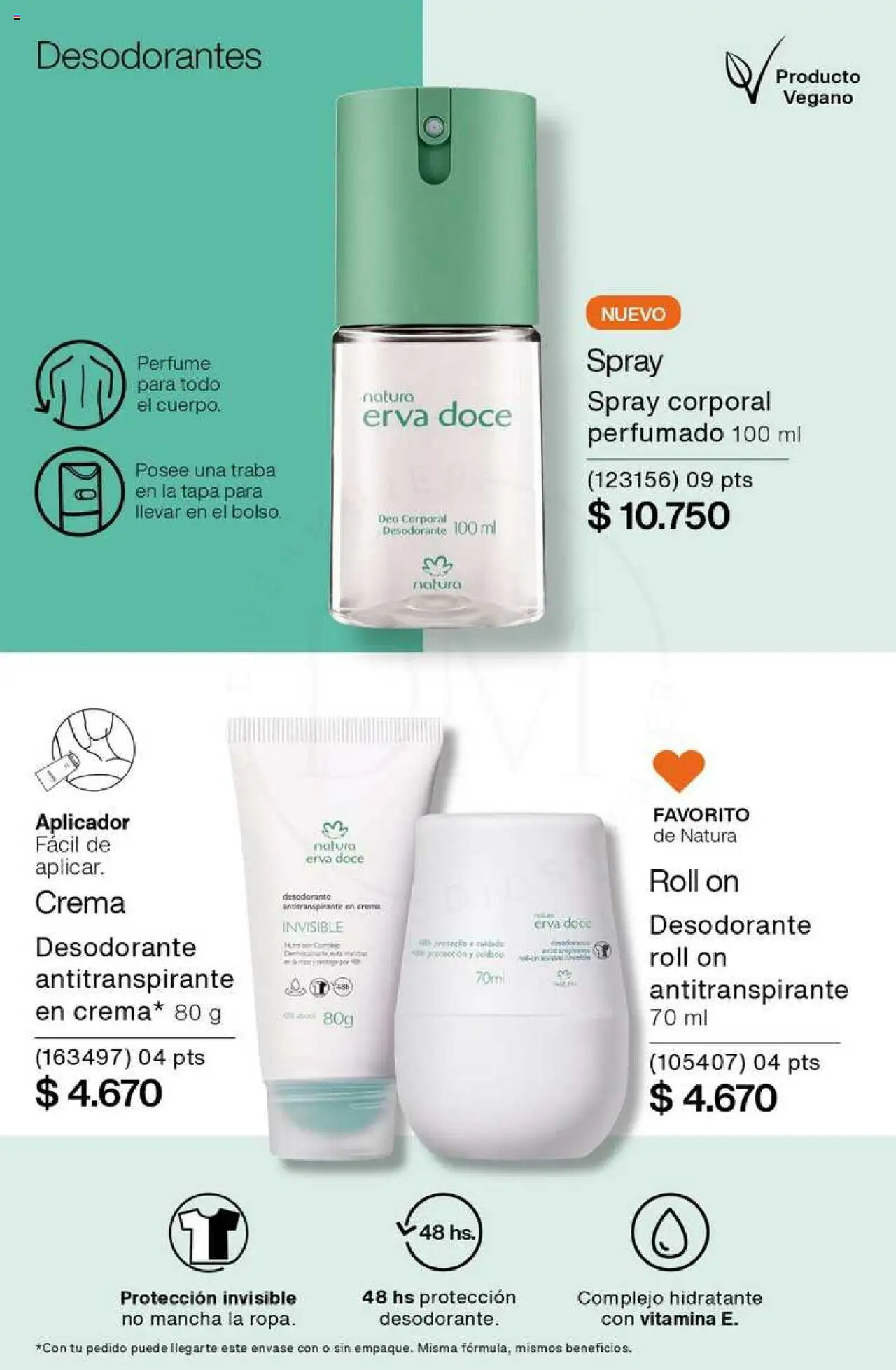 Catálogo Natura Ciclo 6 │ válido desde el 03.04.2025 | Página: 187 | Productos: Perfume, Desodorante, Antitranspirante, Crema