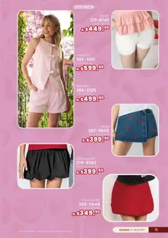 Vista previa de Andrea catálogo San Vatentín, nuevo folleto de la tienda, válido en México a partir del 25.01.2026 | Página: 15 | Productos: Chaleco, Falda, Short, Bermuda