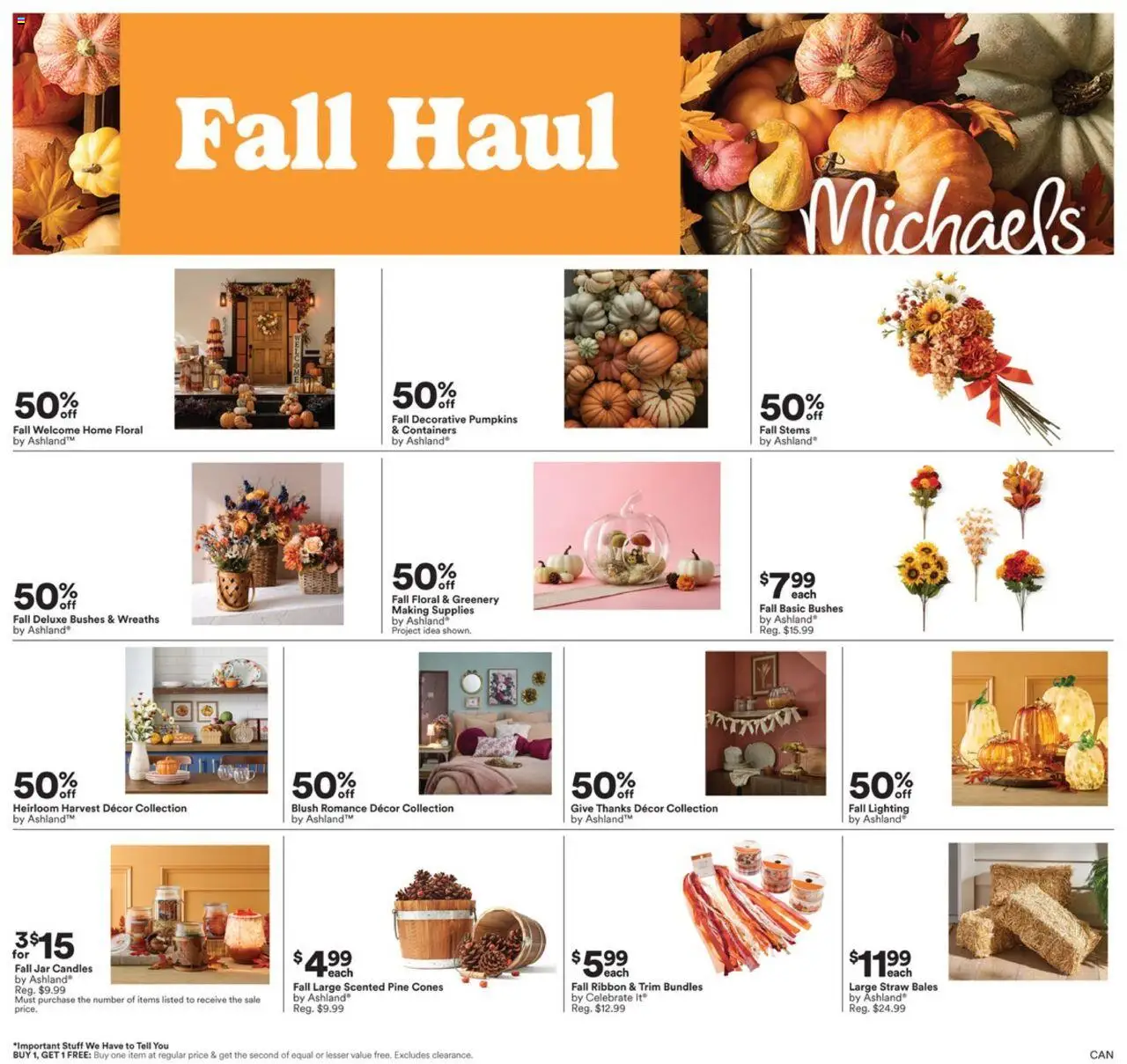 Michaels flyer valid from 26.09.2025 | Page: 1 | Products: Blush