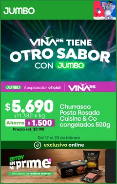 Jumbo ofertas  válido desde el 17.02.2026