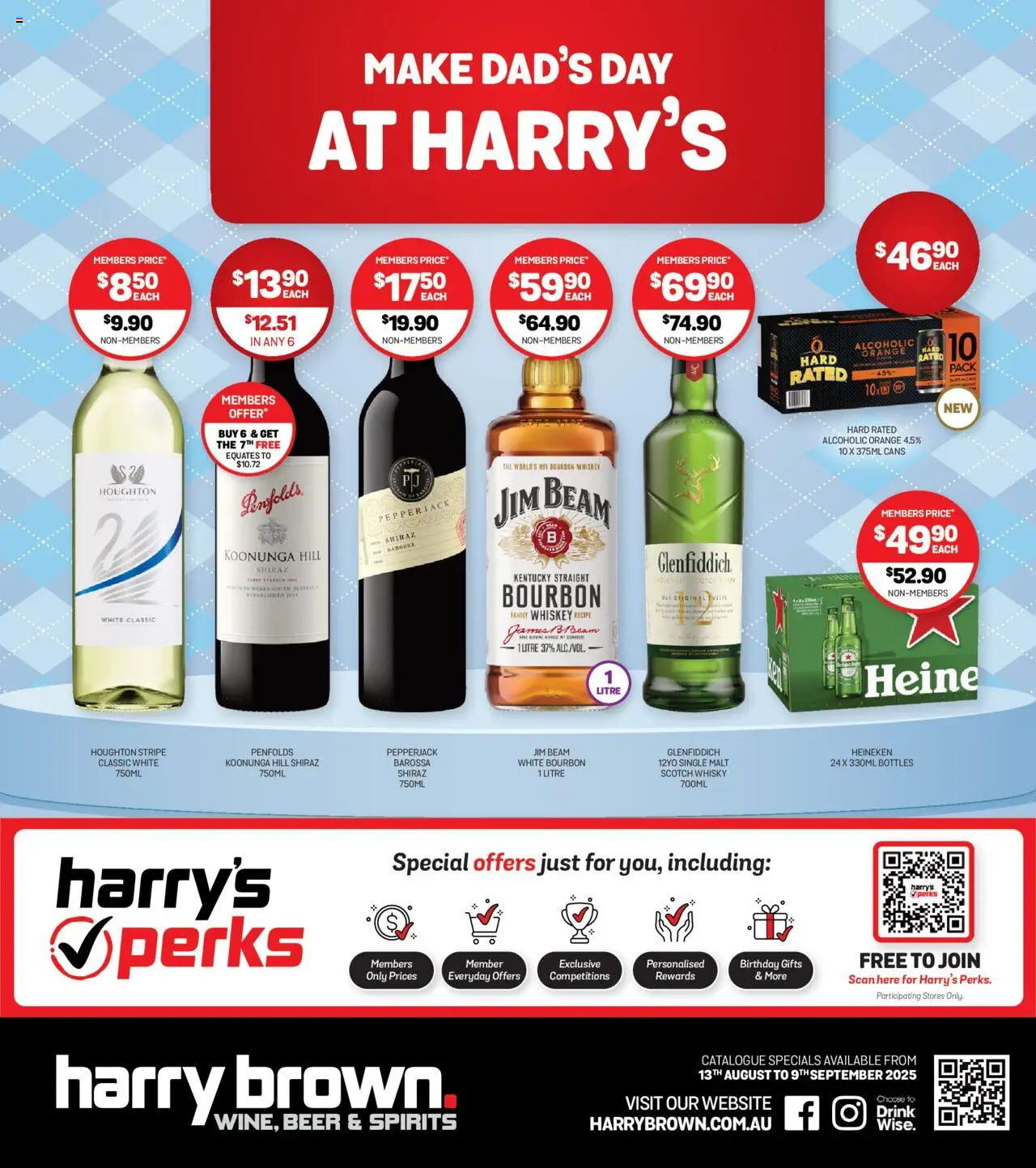 Harry Brown catalogue - valid from 13.08.2025 | Page: 1 | Products: Beer, Bourbon, Whiskey, Scotch