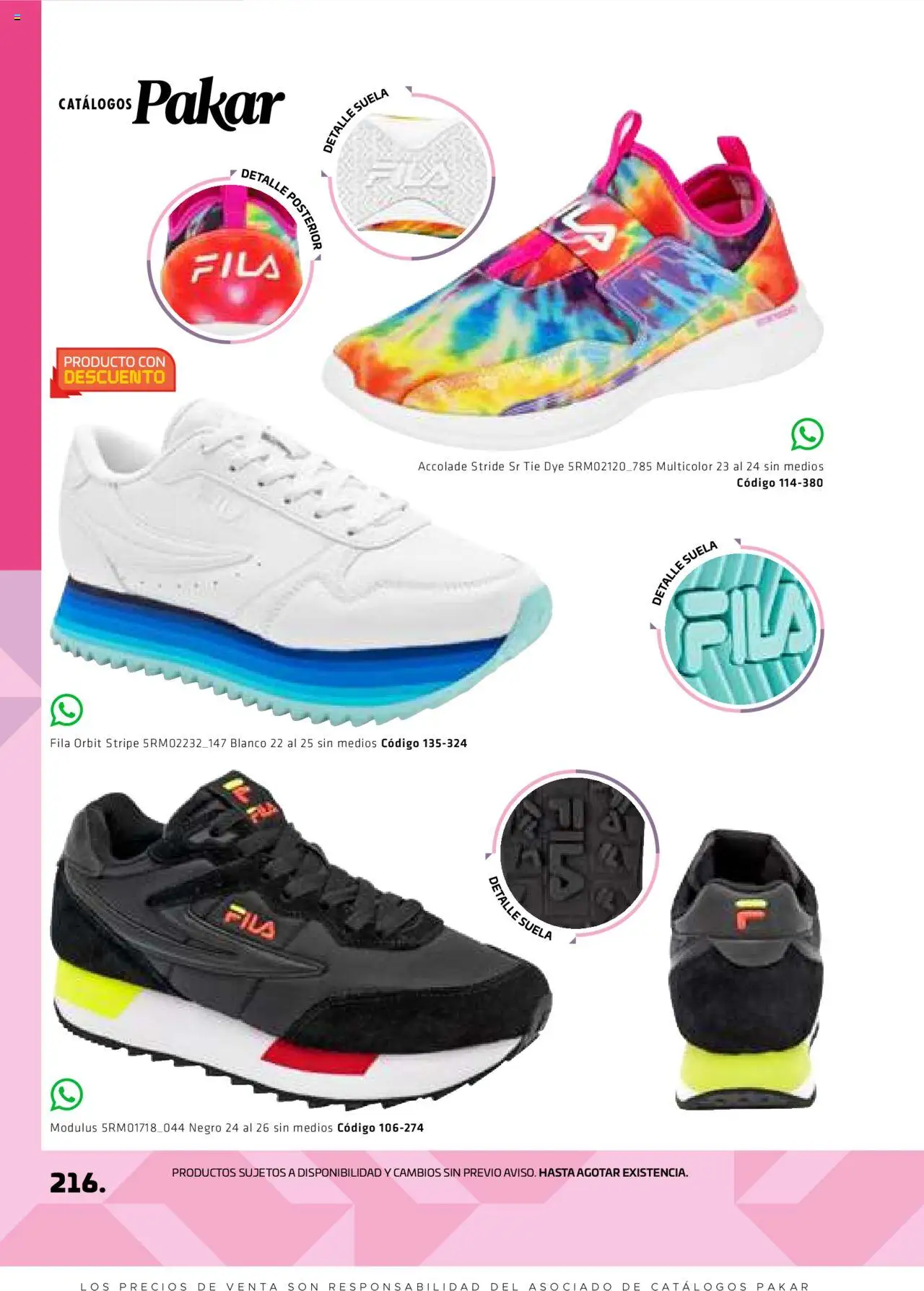 Nuevas ofertas de SC Pakar válidas en toda la República Mexicana desde el 29.08.2025. ¡Encuentra las mejores ofertas en SC Pakar - Catálogo Otoño Women! | Página: 216