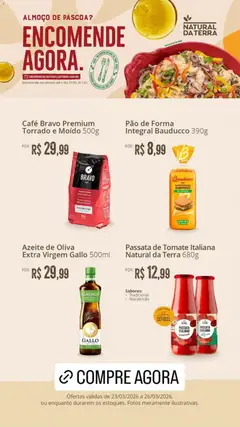 Natural da Terra - Ofertas da semana - Pré-Visualização do folheto da loja Natural da Terra, válido de 23.03.2026 | Página: 2 | Produtos: Bacalhau, Pão, Pão de forma, Azeite