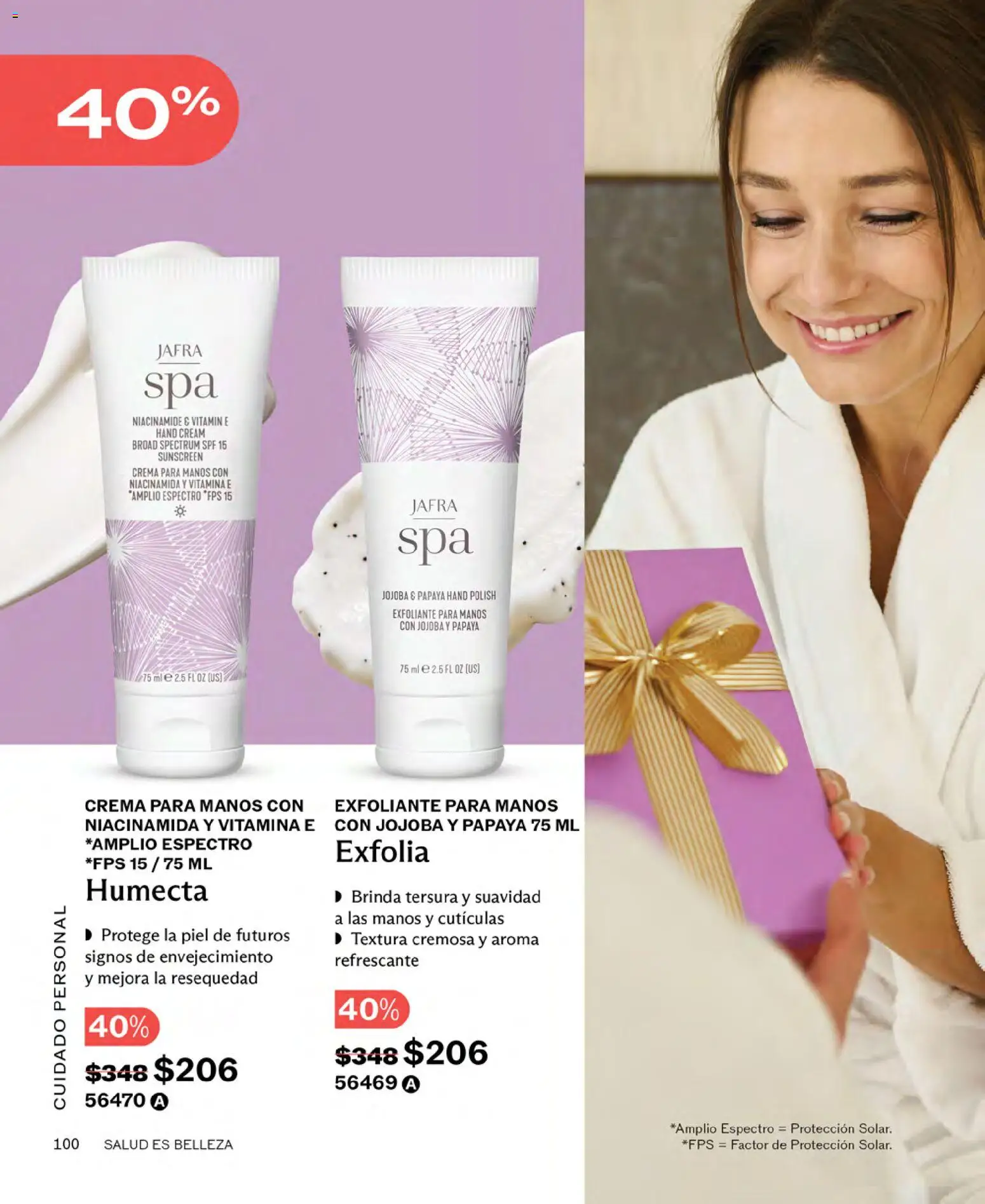 Nuevas ofertas de JAFRA válidas en toda la República Mexicana desde el 01.11.2025. ¡Encuentra las mejores ofertas en JAFRA catálogo! | Página: 100 | Productos: Crema