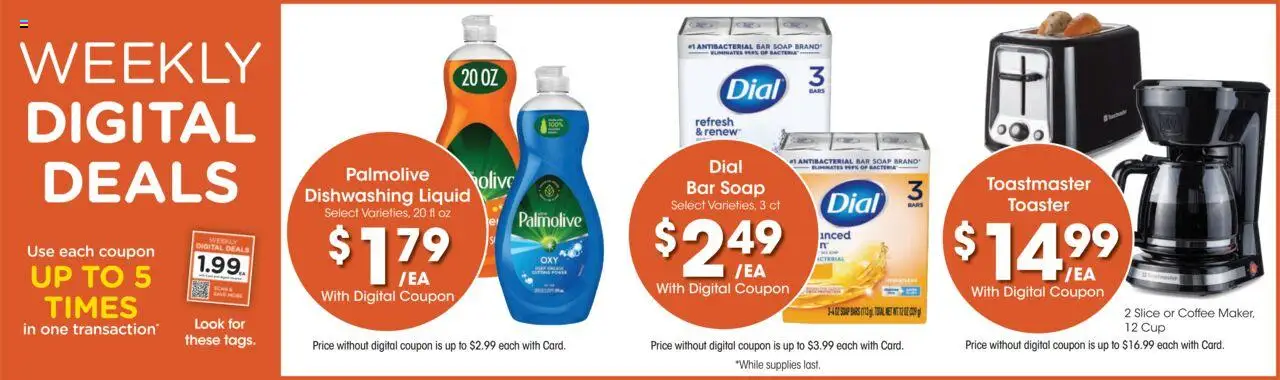 King Soopers Weekly Ad - valid from 20.08.2025 | Page: 3 | Products: Toaster, Coffee, Soap, Bar Soap