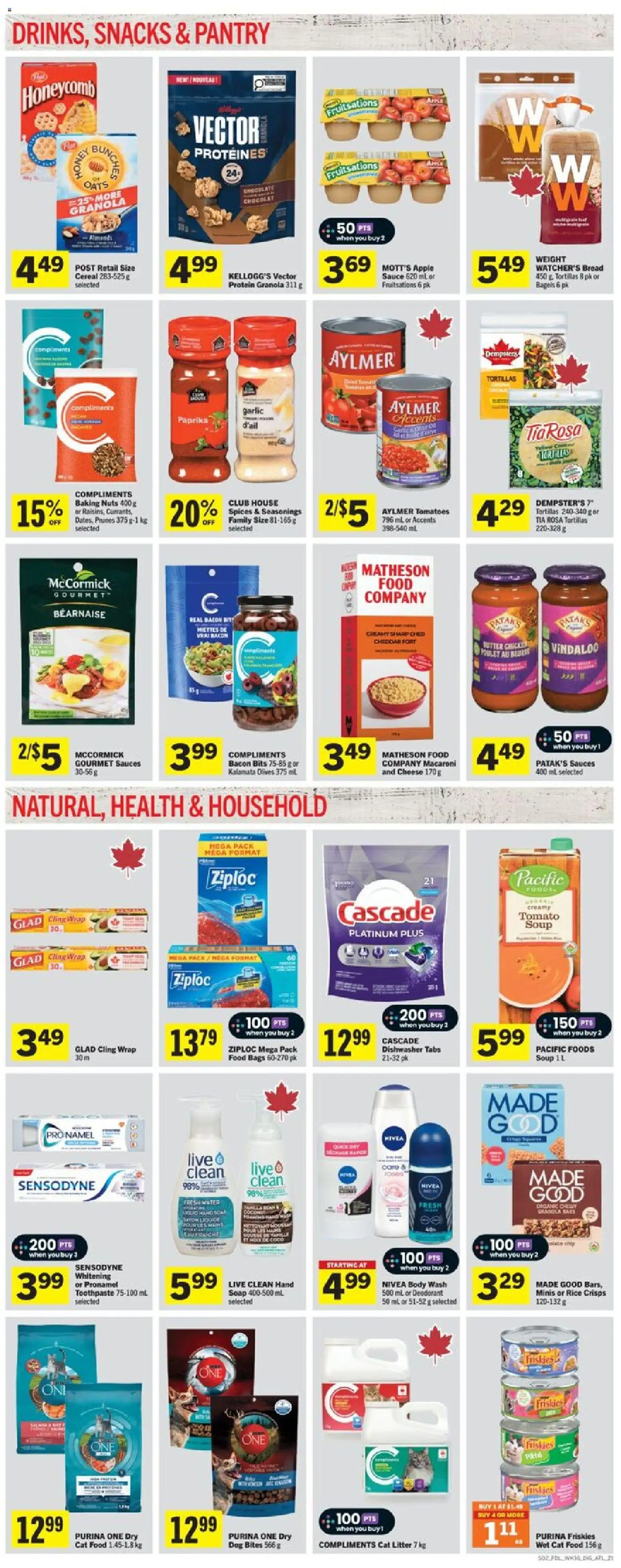 Foodland flyer valid from 01.01.2026 | Page: 6 | Products: Toothpaste, Cheese, Bread, Tomatoes