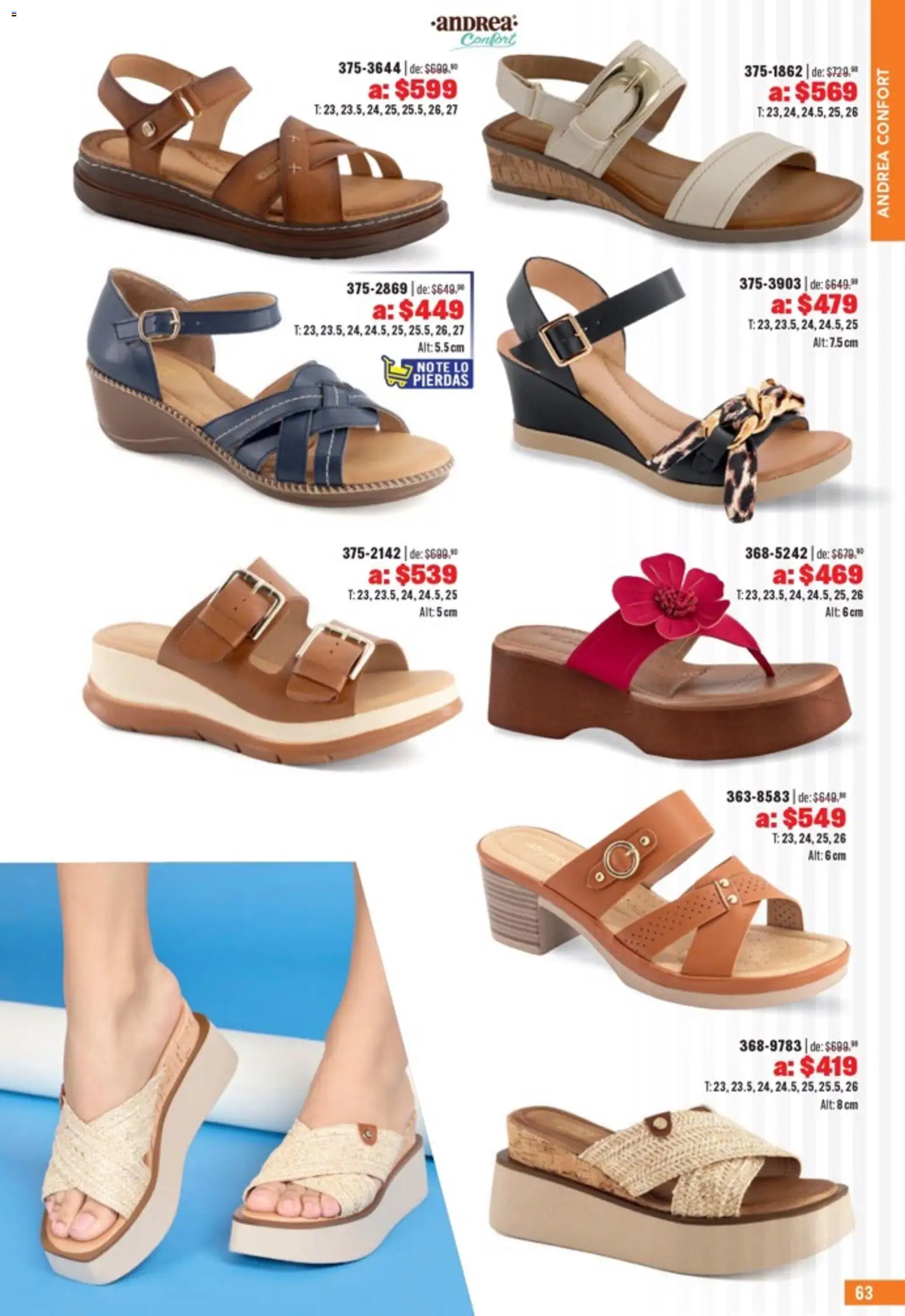 Nuevas ofertas de Andrea válidas en toda la República Mexicana desde el 05.04.2026. ¡Encuentra las mejores ofertas en Andrea catálogo Outlet! | Página: 63