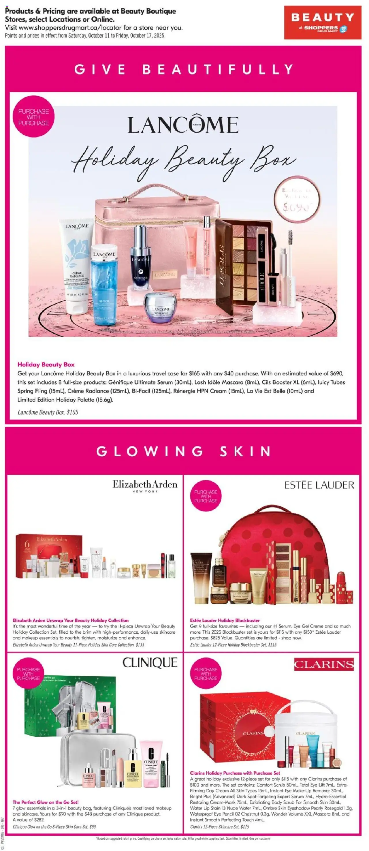 Shoppers flyer valid from 11.10.2025 | Page: 9 | Products: Cream, Mascara, Makeup remover, Eye makeup remover