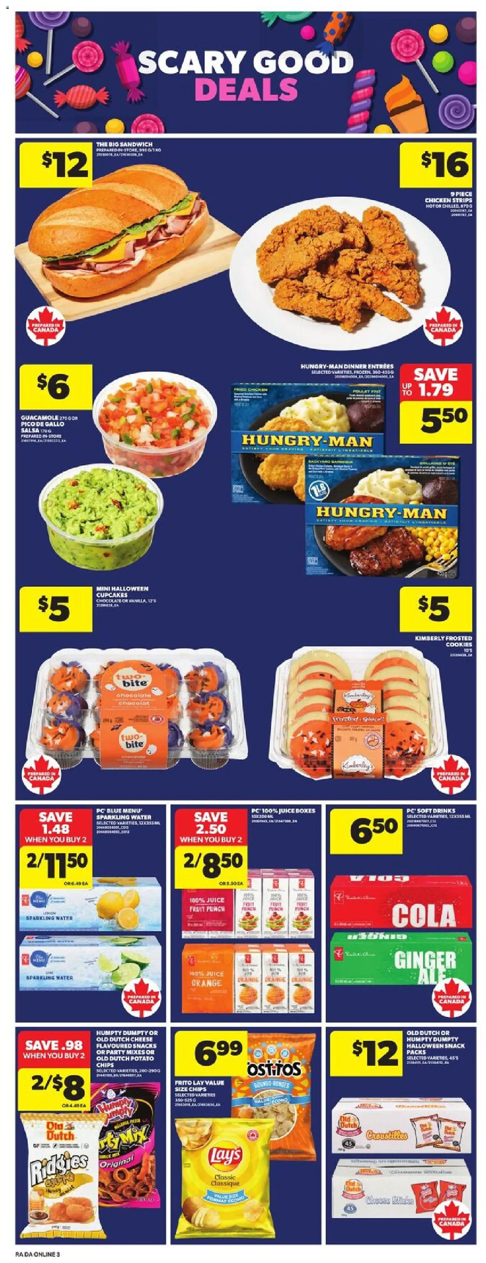 Atlantic Superstore flyer valid from 23.10.2025 | Page: 10 | Products: Chips, Cookies, PC, Chocolate