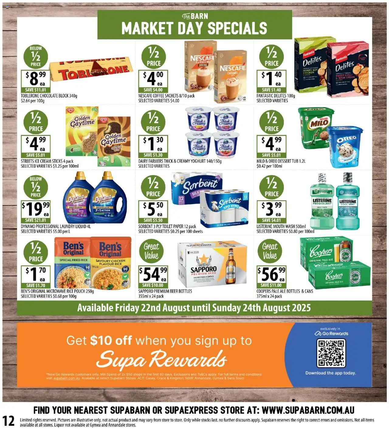 Supabarn catalogue - valid from 20.08.2025 | Page: 12 | Products: Toilet, Dairy, Sour cream, Toilet paper