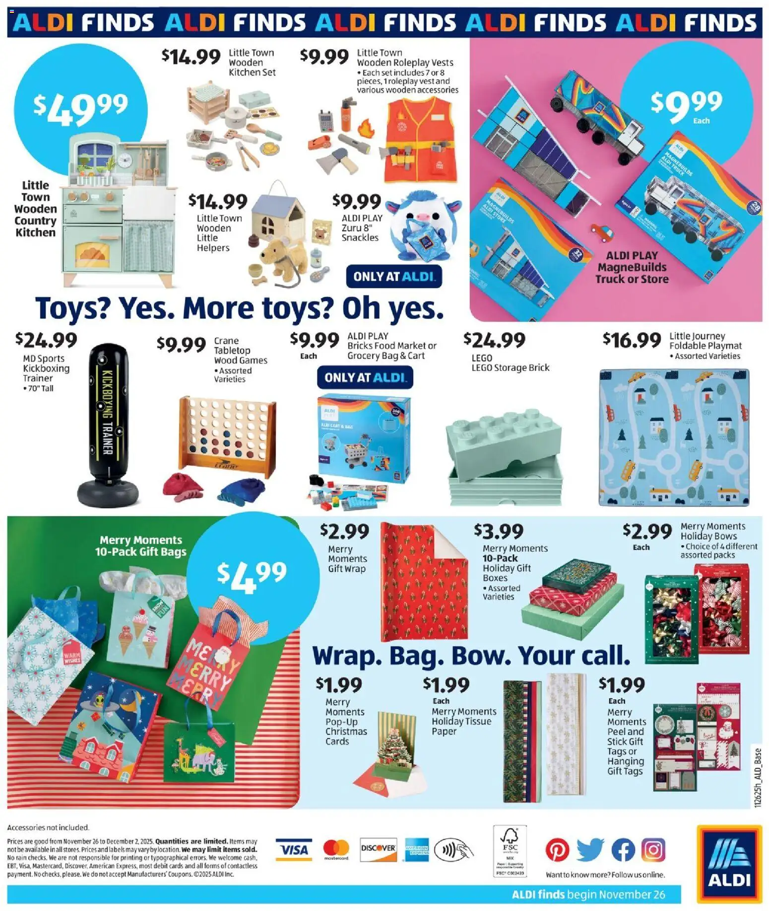 Aldi In Store Ad - valid from 26.11.2025 | Page: 2 | Products: Vest, Bag