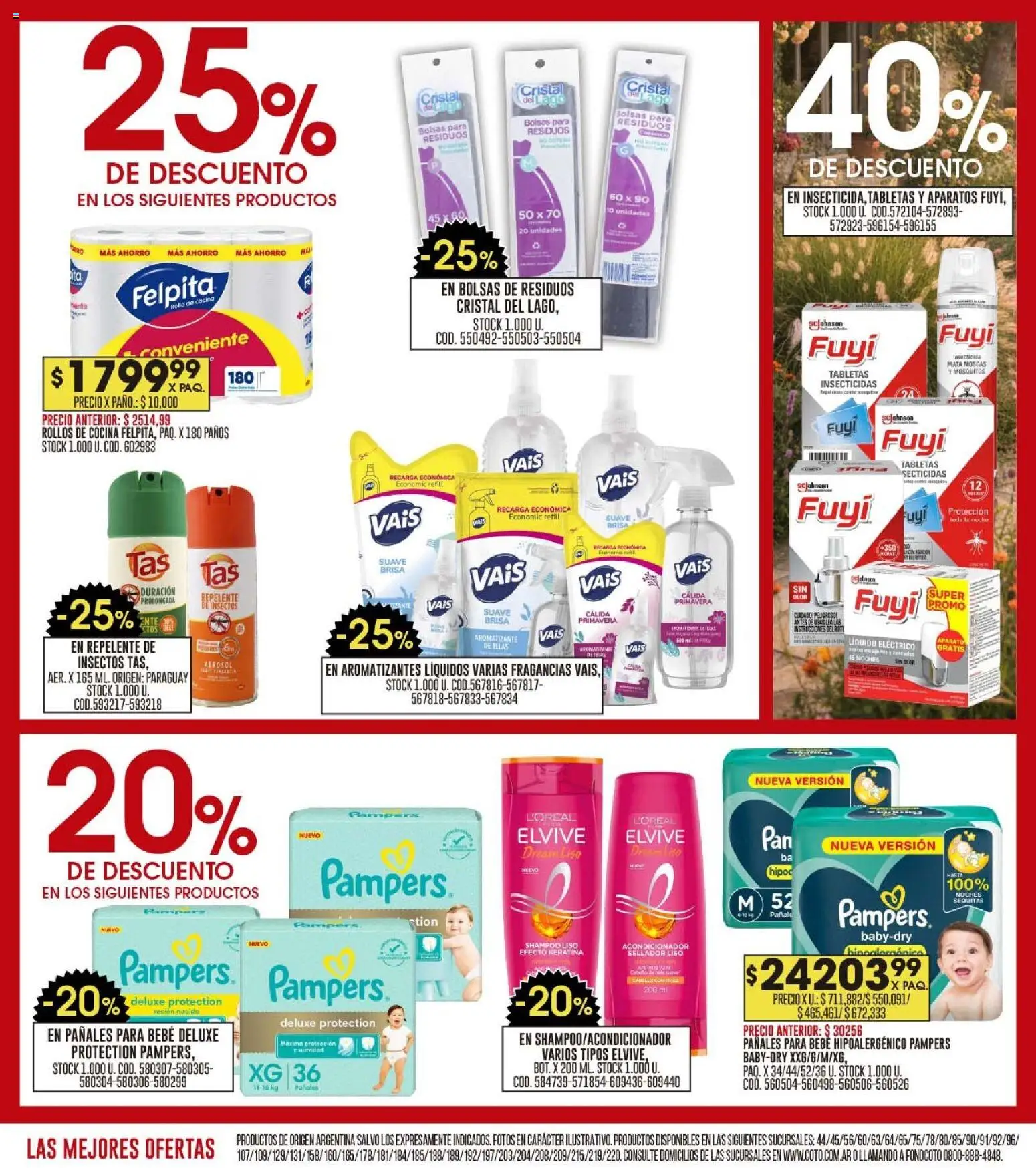 Coto - Ofertas │ válido desde el 17.11.2025 | Página: 20 | Productos: Mata moscas, Repelente, Cocina, Shampoo