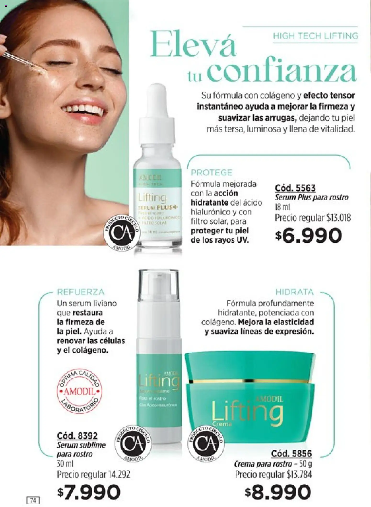 Catálogo Amodil Campaña 2 │ válido desde el 01.02.2026 | Página: 74 | Productos: Serum, Crema