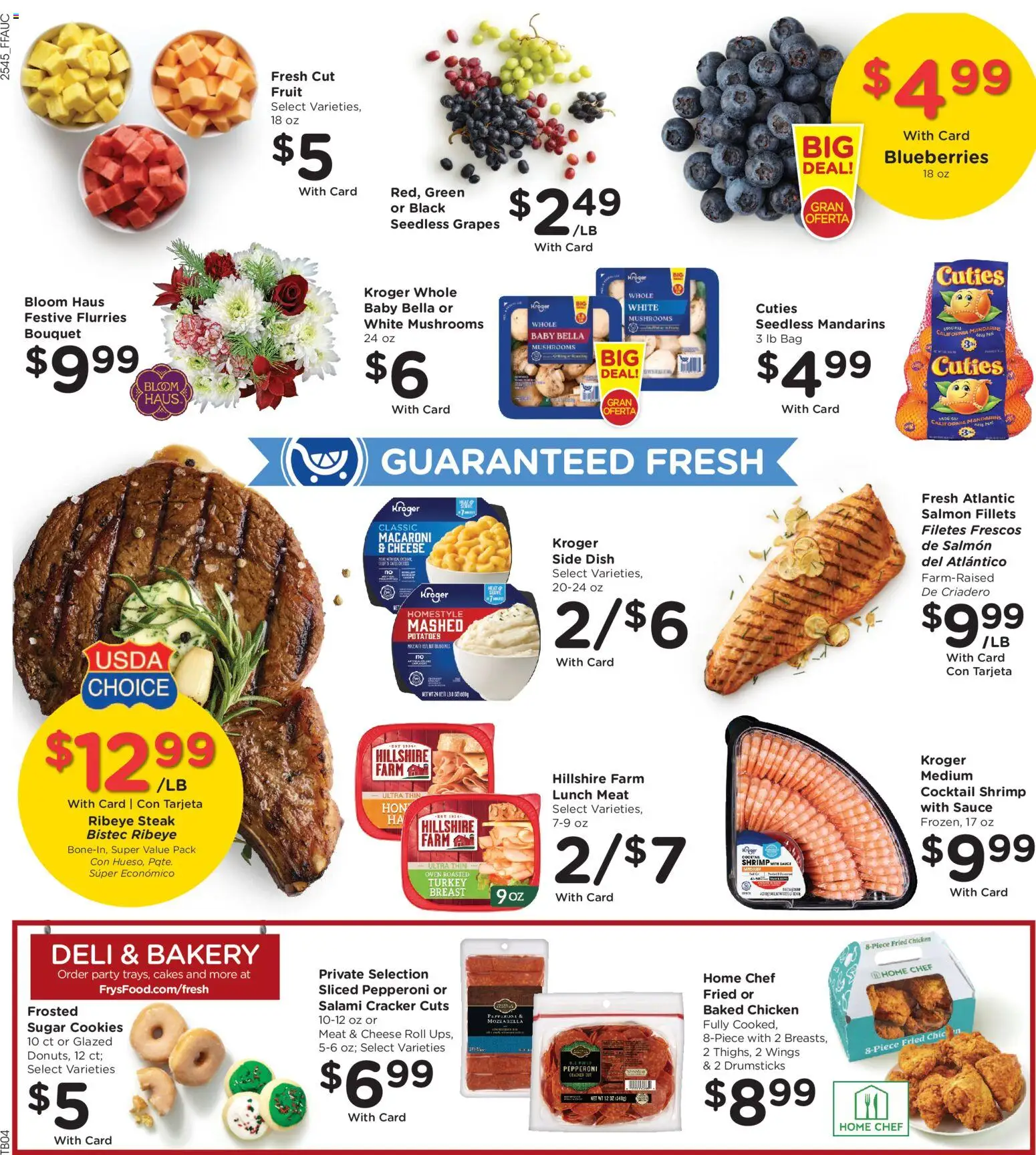 Fry's Food Weekly Ad - valid from 10.12.2025 | Page: 14 | Products: Mandarins, Cheese, Salami, Sugar