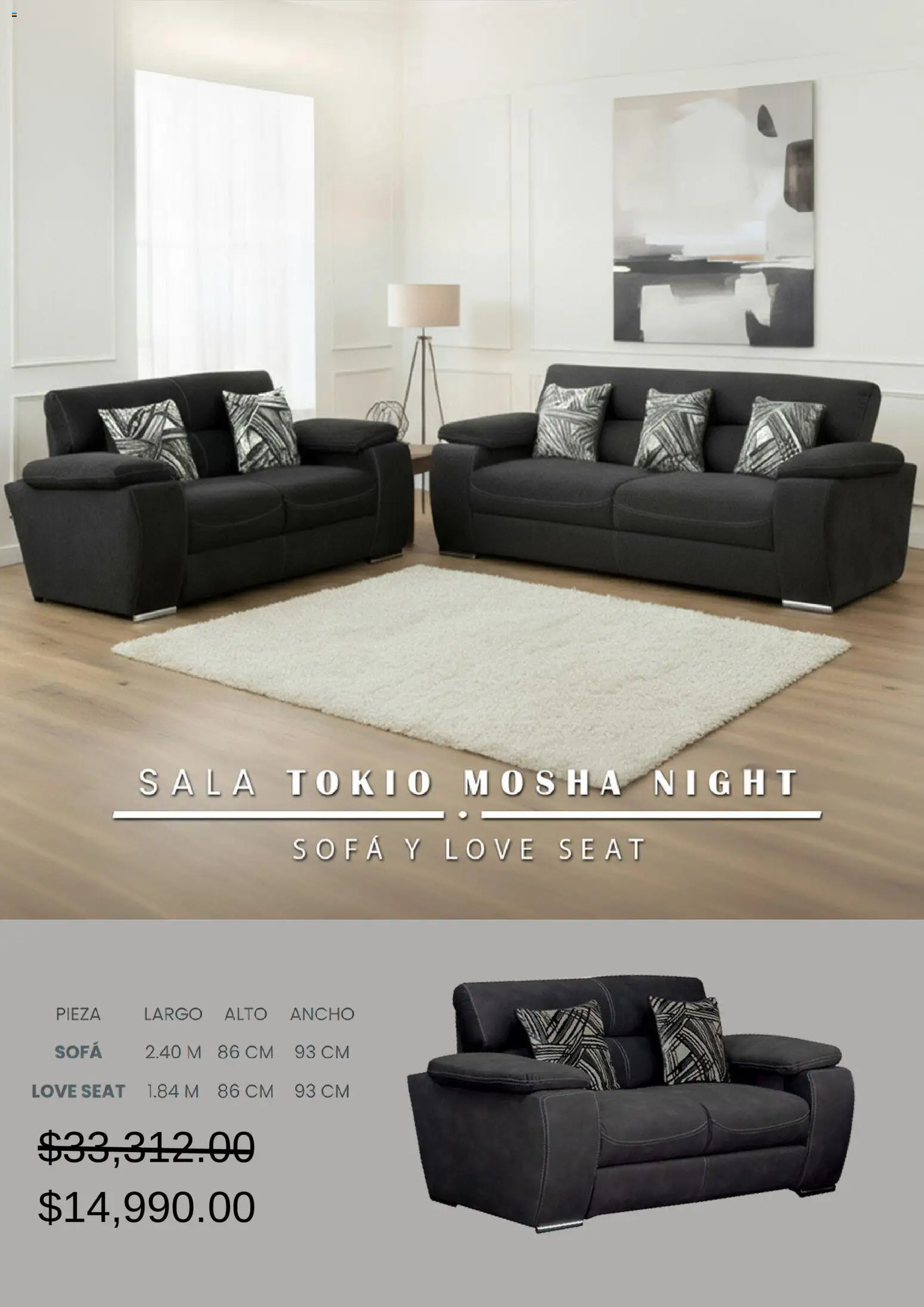 Nuevas ofertas de Muebles Troncoso válidas en toda la República Mexicana desde el 01.11.2025. ¡Encuentra las mejores ofertas en Muebles Troncoso catálogo! | Página: 4 | Productos: Sofá