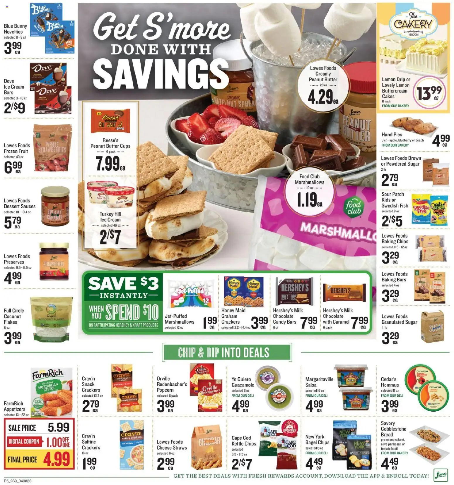 Lowes Foods Weekly Ad - GA - valid from 08.04.2026 | Page: 6 | Products: Bakery, Bread, Chocolate, Sugar