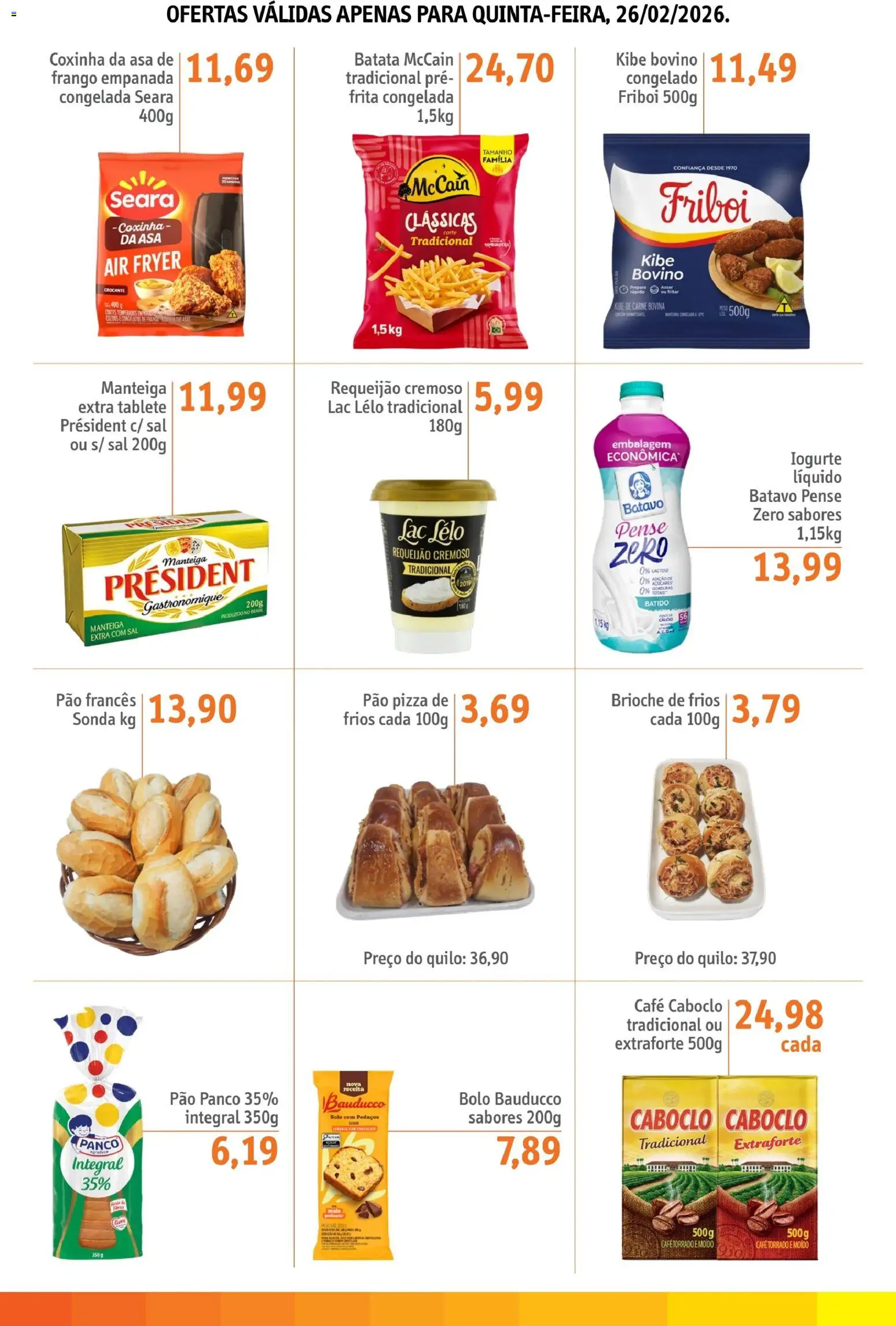 Sonda Folheto - válido de 26.02.2026 | Página: 2 | Produtos: Air fryer, Café, Carne, Batata