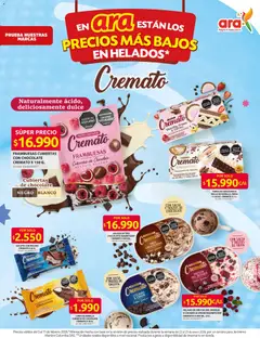 Ara - Ahorra con precios bajos y ofertas en la canasta familiar | ara -  Vista previa de la revista de la tienda Ara valido desde el 27.01.2026 | Página: 5 | Productos: Helado, Chocolates, Pilas, Leche