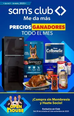 Vista previa de Sam's Club catálogo, nuevo folleto de la tienda, válido en México a partir del 29.10.2025